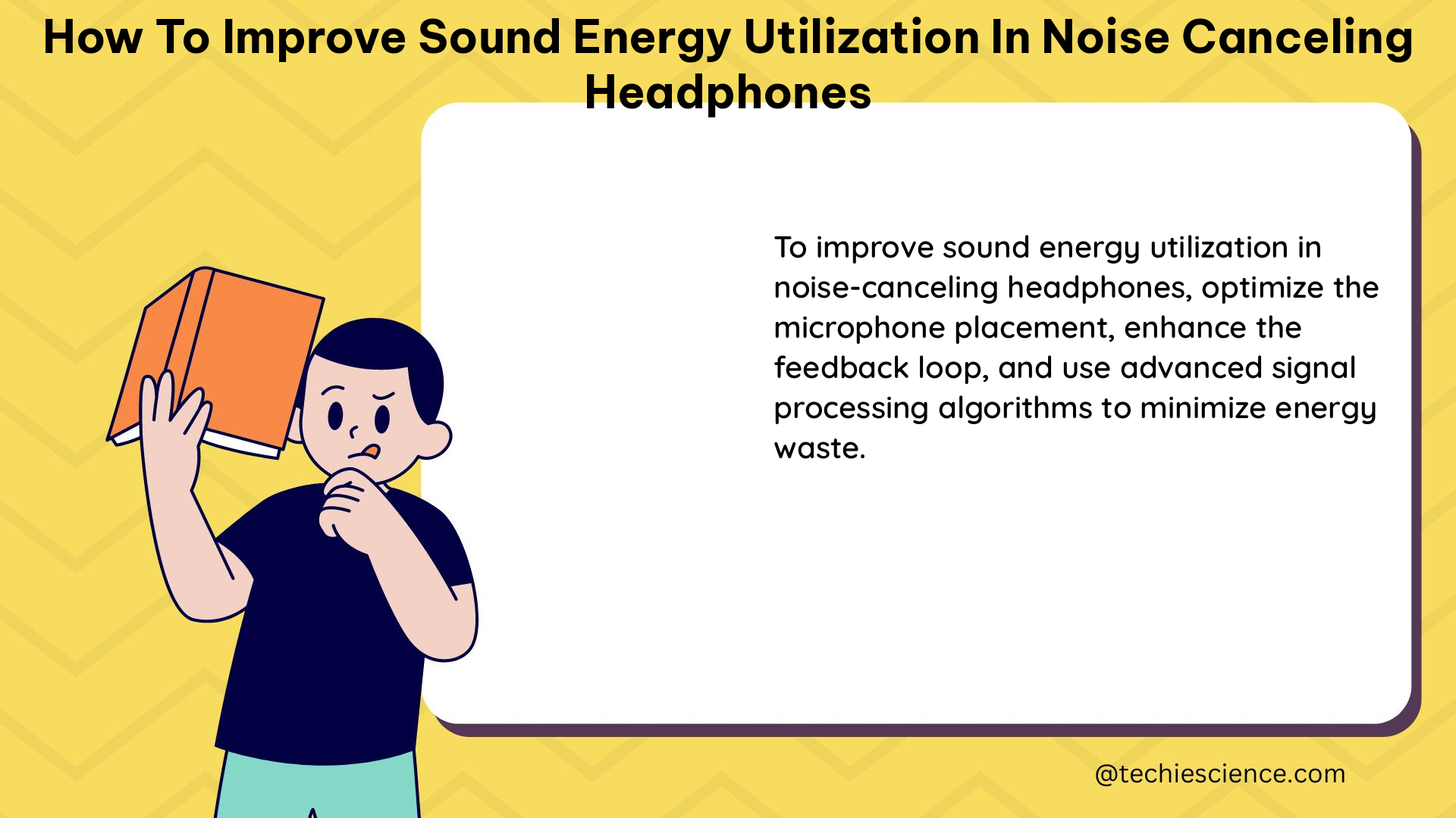 how to improve sound energy utilization in noise canceling headphones