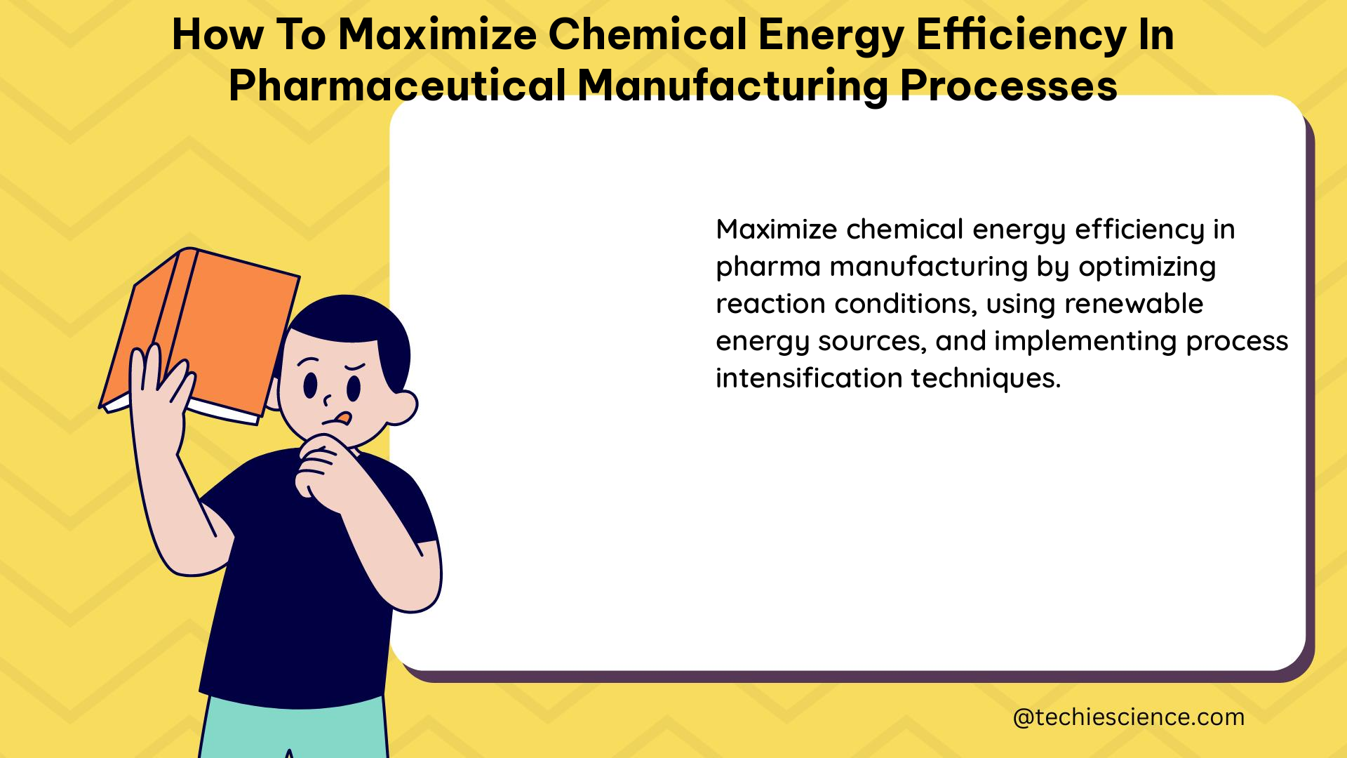 how to maximize chemical energy efficiency in pharmaceutical manufacturing processes