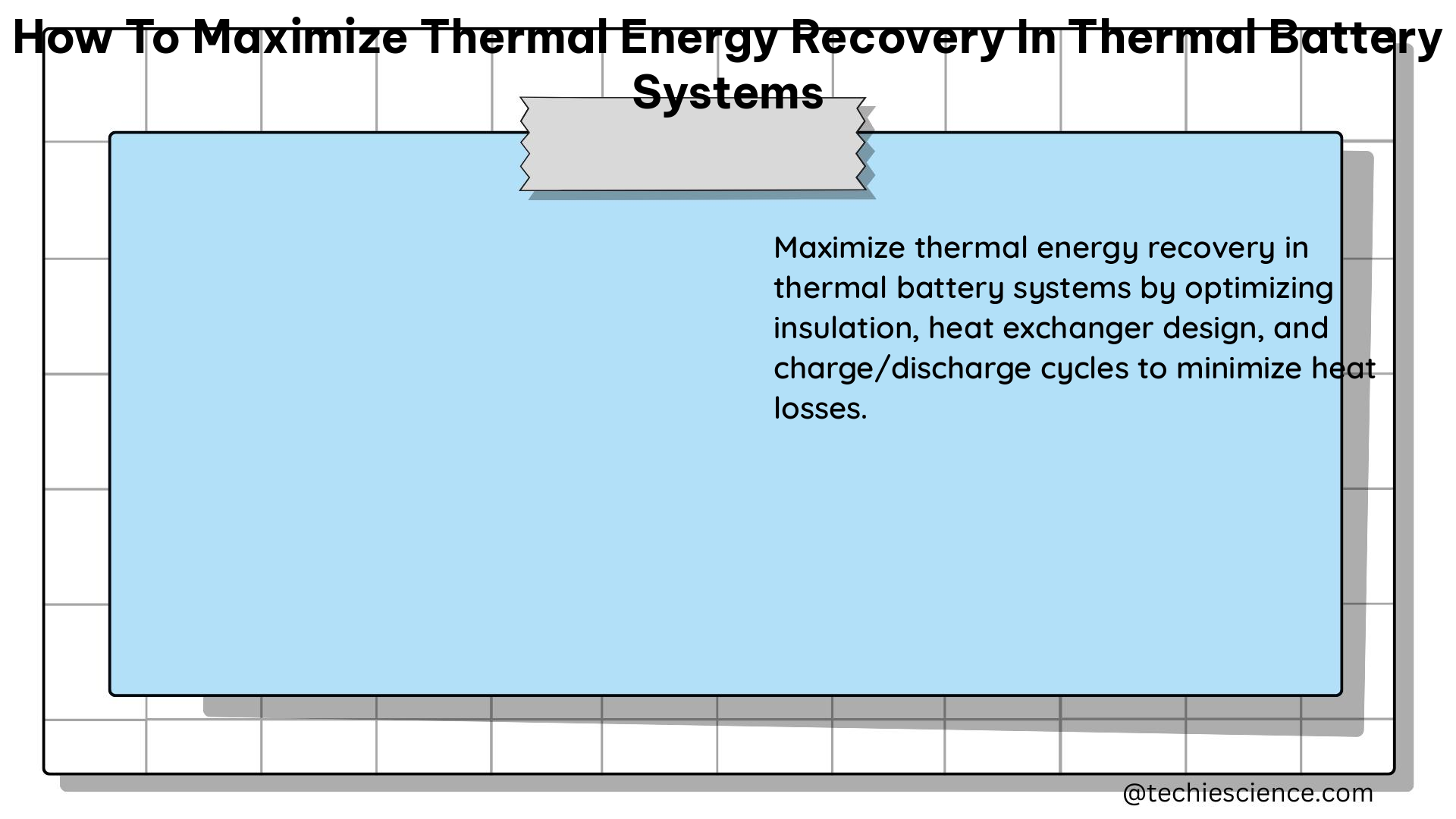 how to maximize thermal energy recovery in thermal battery systems