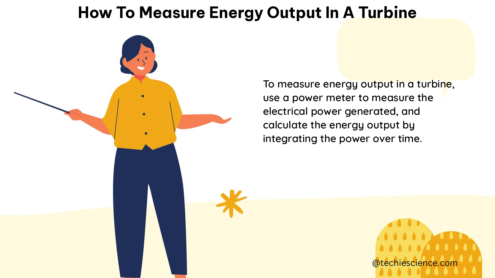 how to measure energy output in a turbine