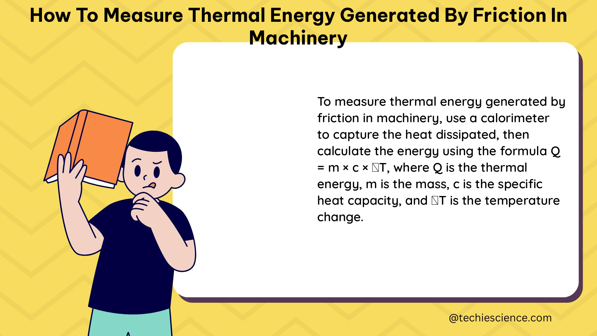 how to measure thermal energy generated by friction in machinery