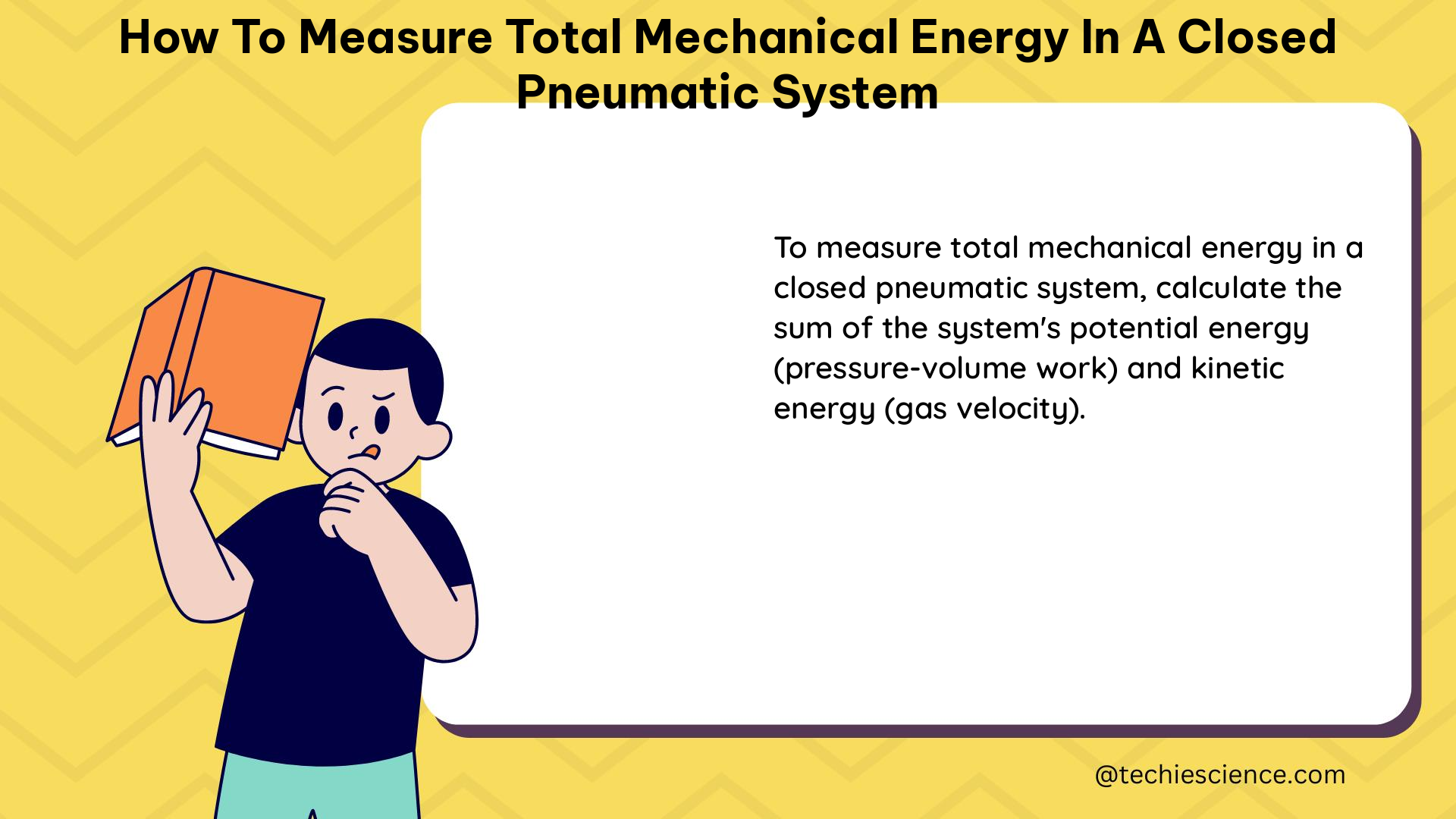 how to measure total mechanical energy in a closed pneumatic system