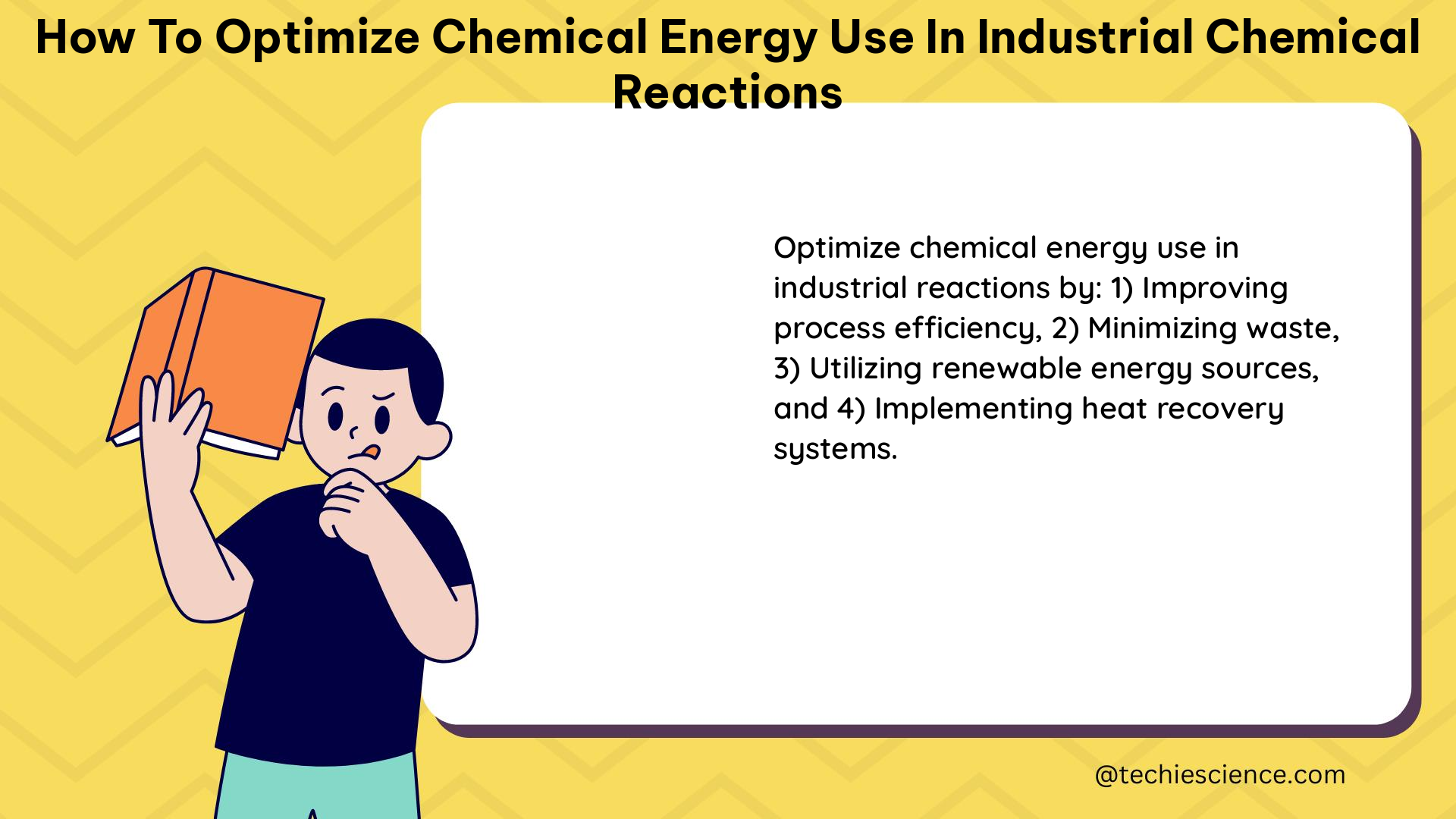 how to optimize chemical energy use in industrial chemical reactions