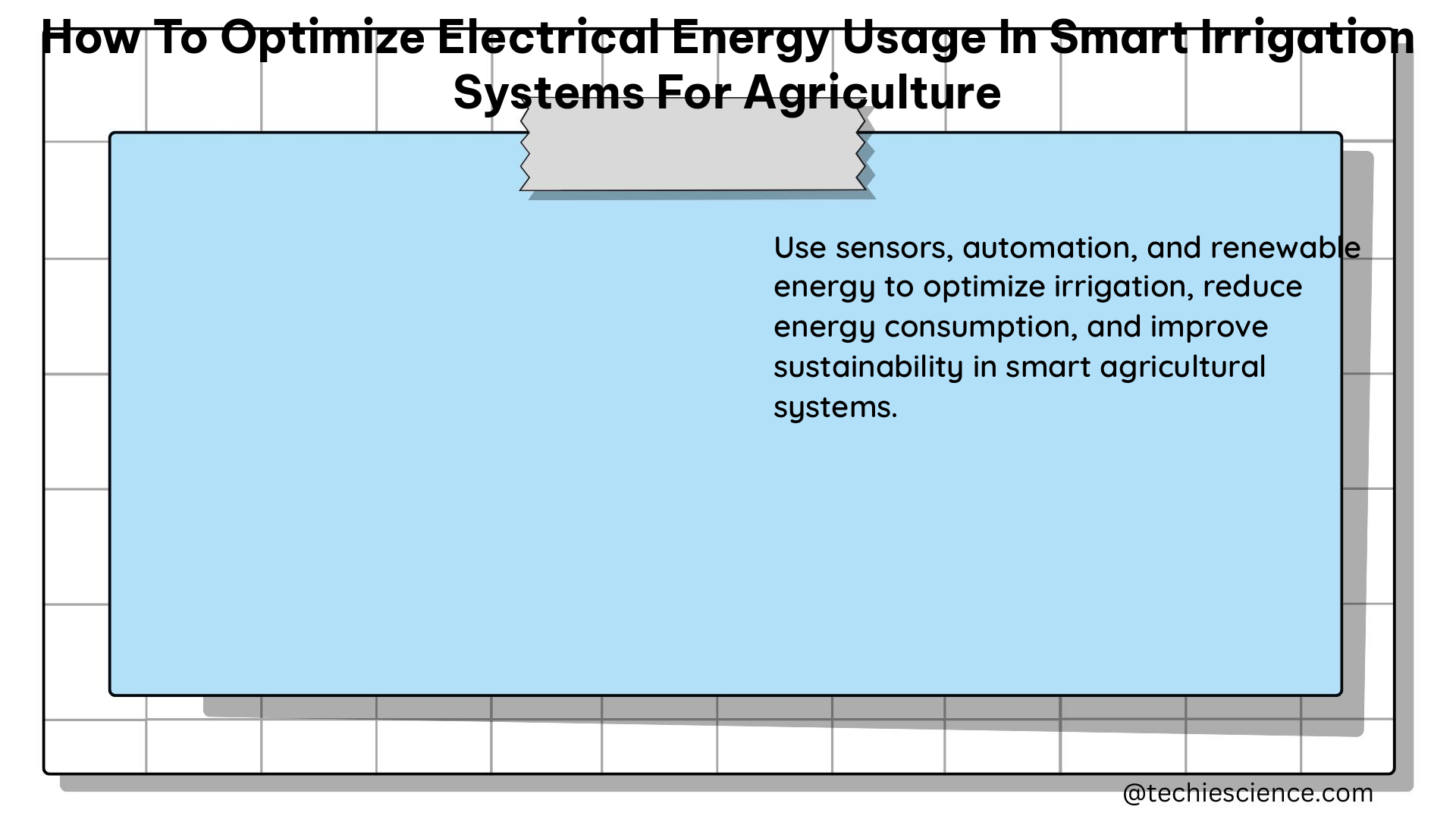 how to optimize electrical energy usage in smart irrigation systems for agriculture