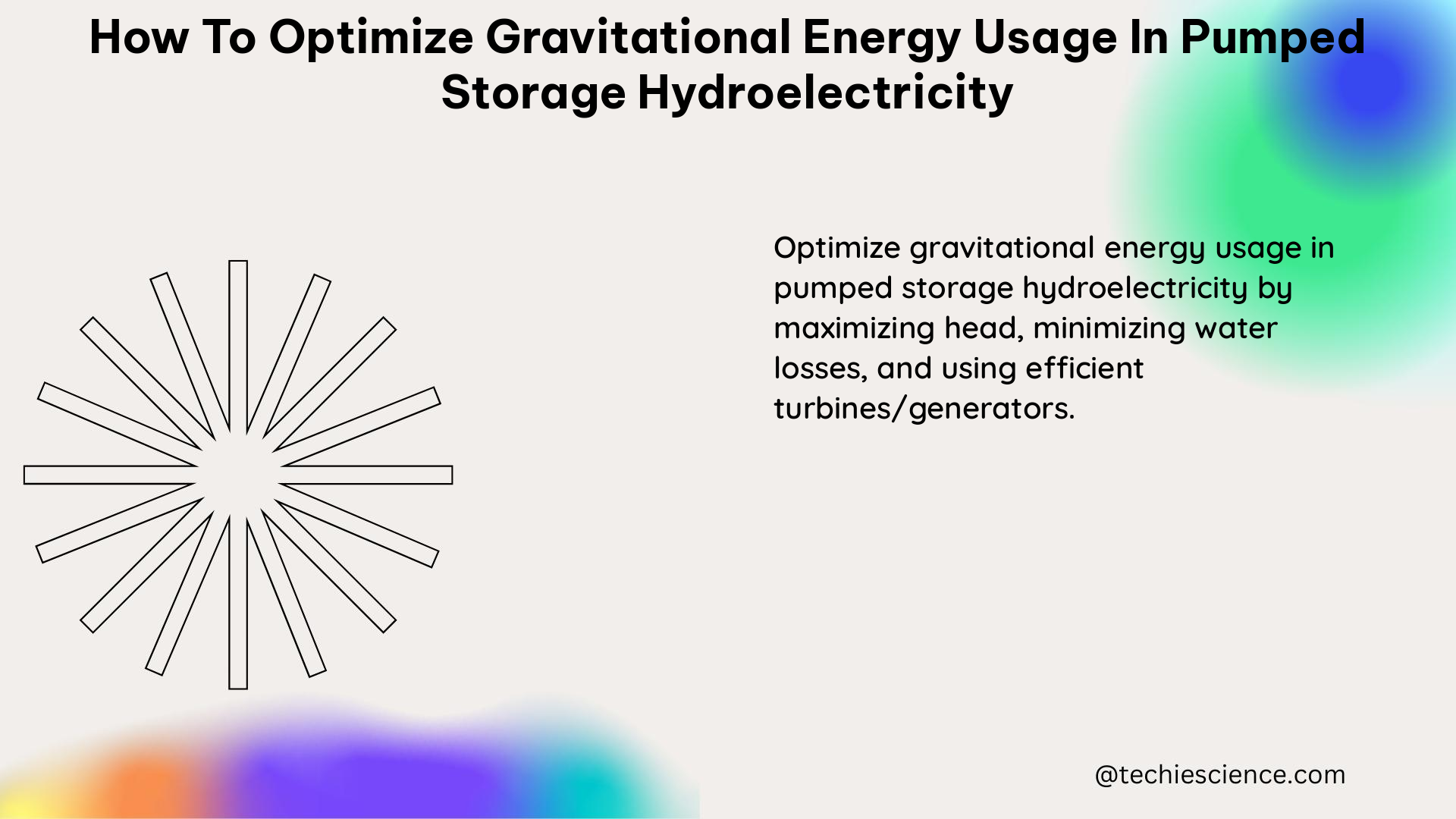 how to optimize gravitational energy usage in pumped storage hydroelectricity