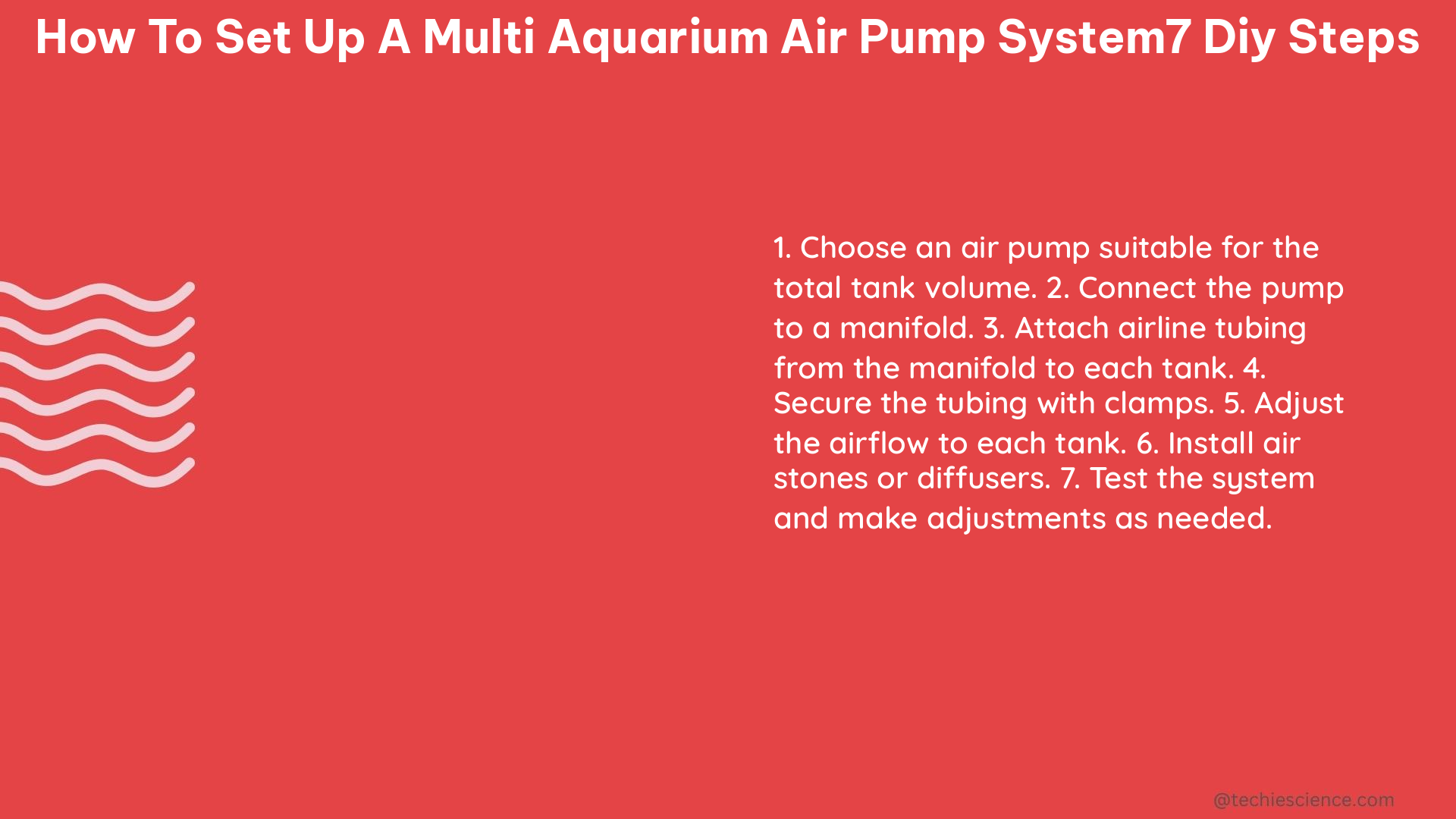 how to set up a multi aquarium air pump system7 diy steps