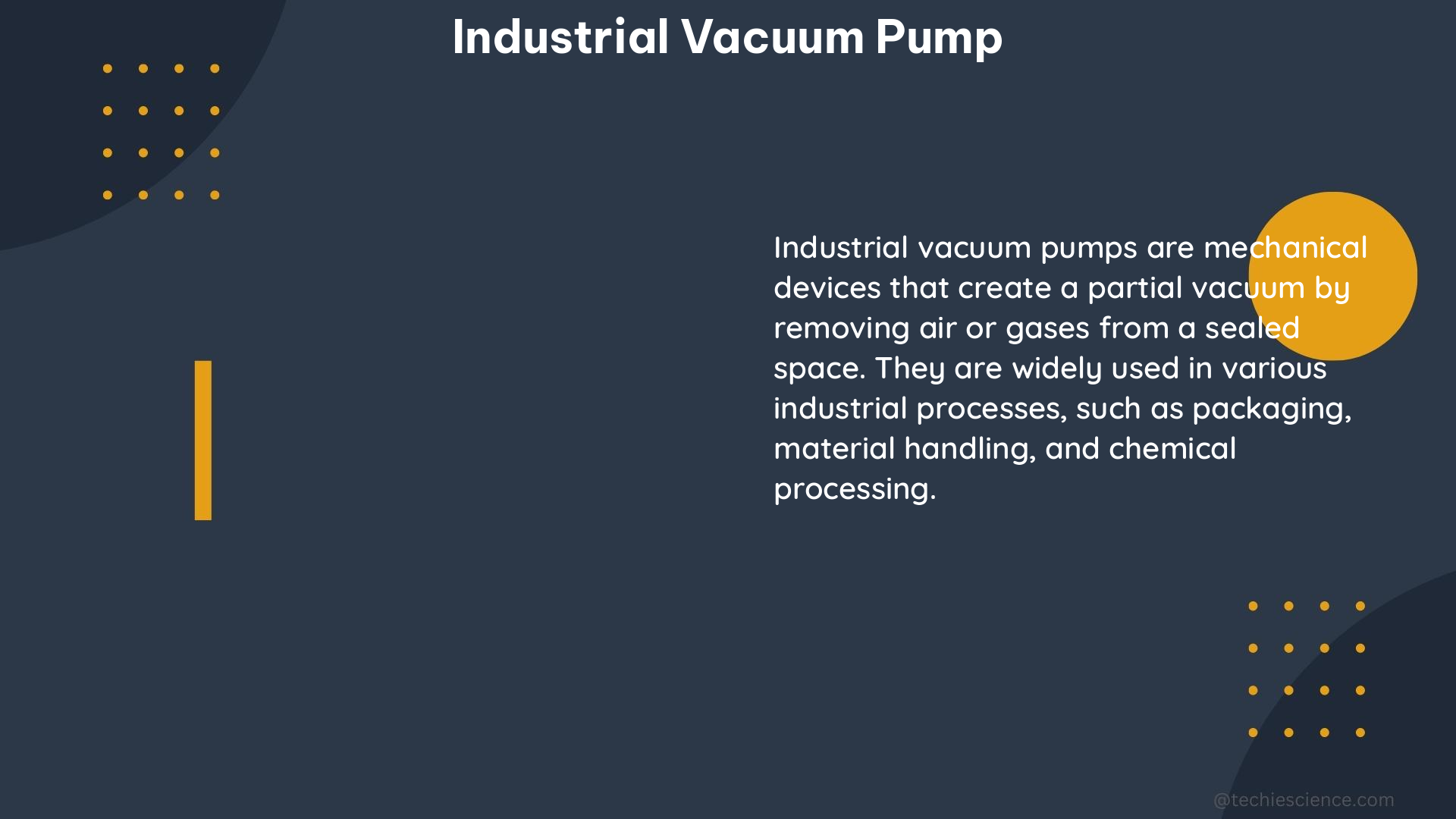 industrial vacuum pump