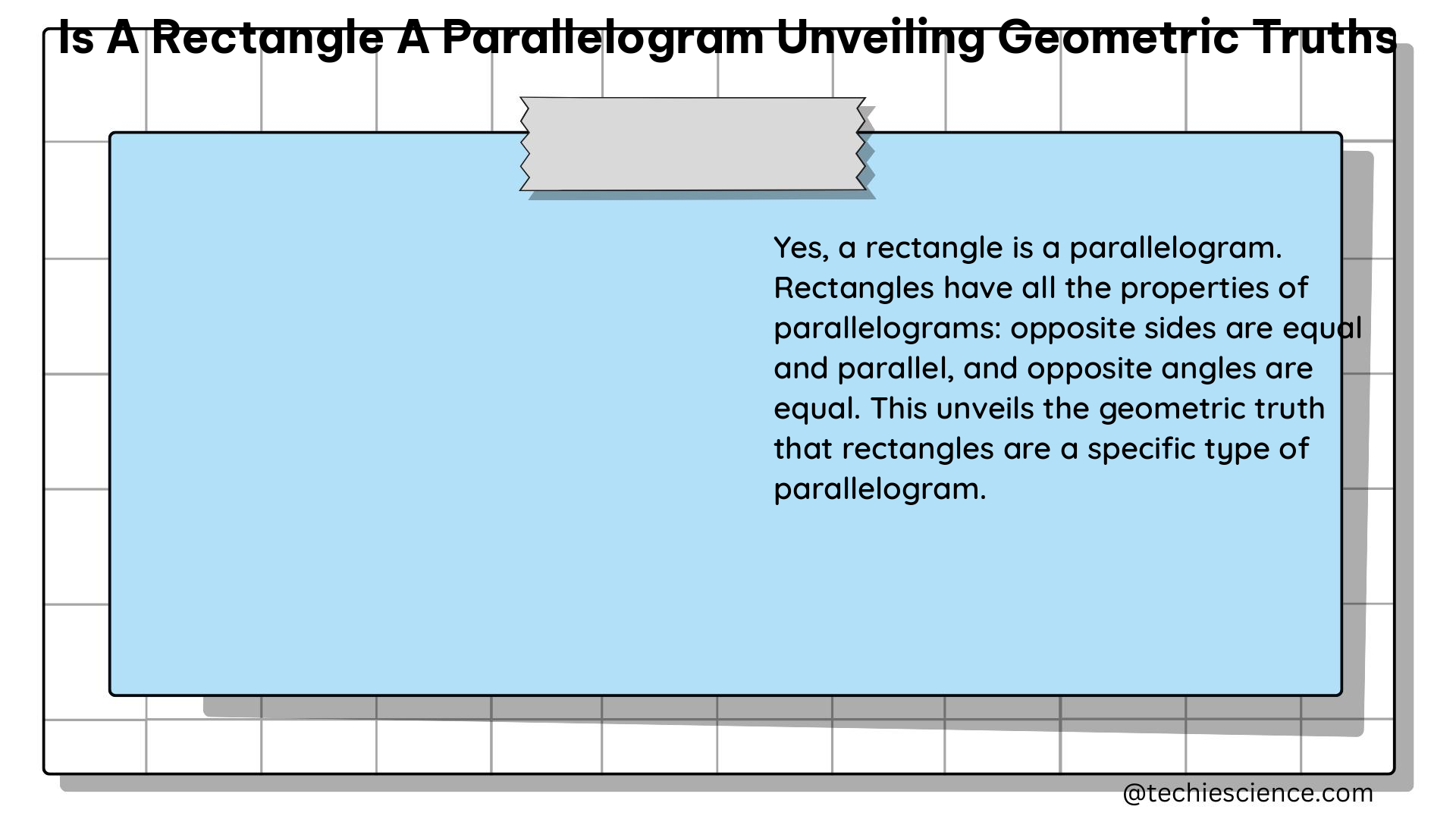 is a rectangle a parallelogram unveiling geometric truths