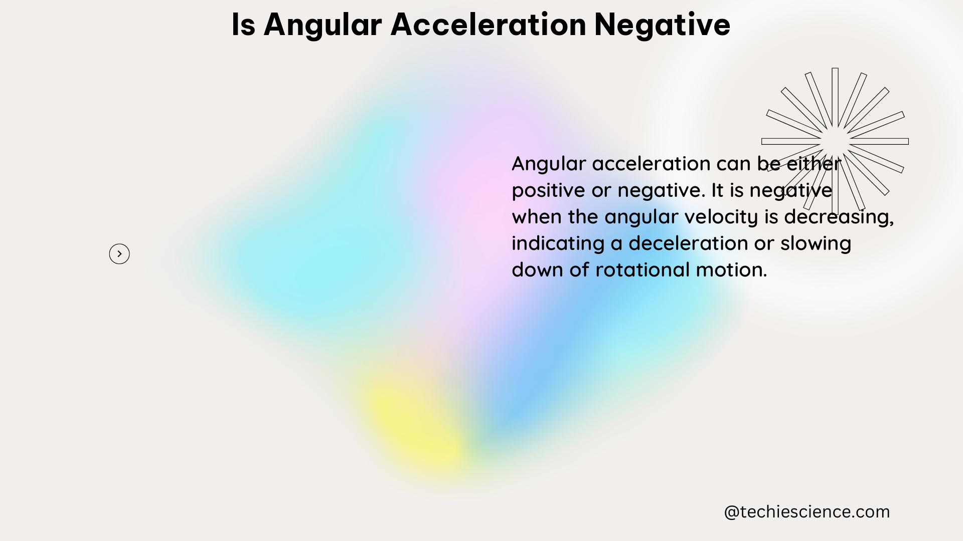 is angular acceleration negative