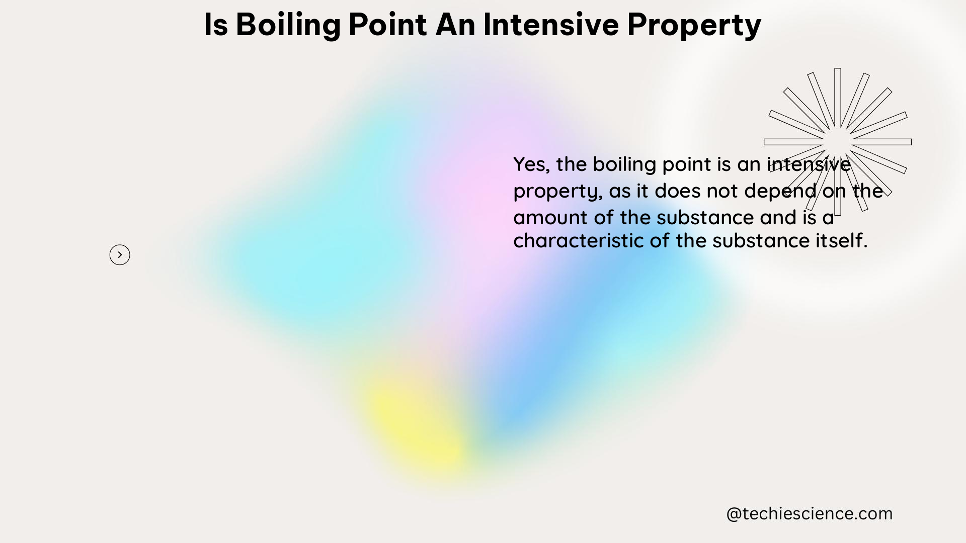 is boiling point an intensive property