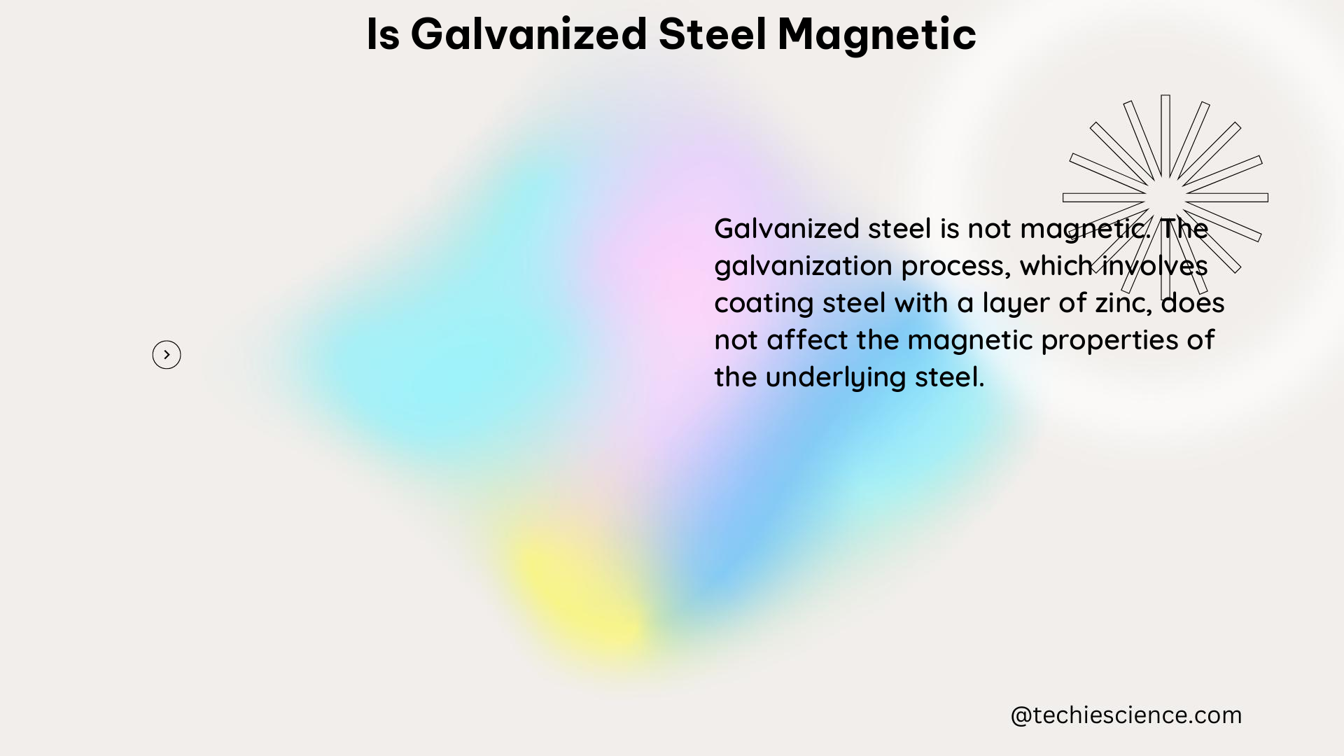 is galvanized steel magnetic