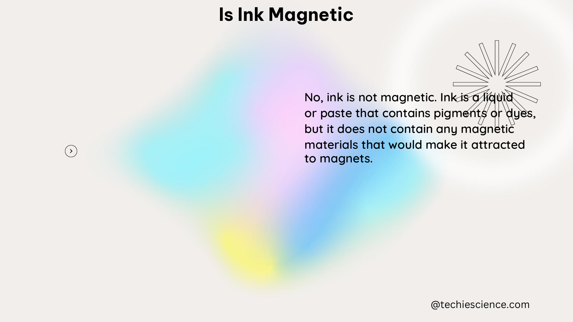 is ink magnetic