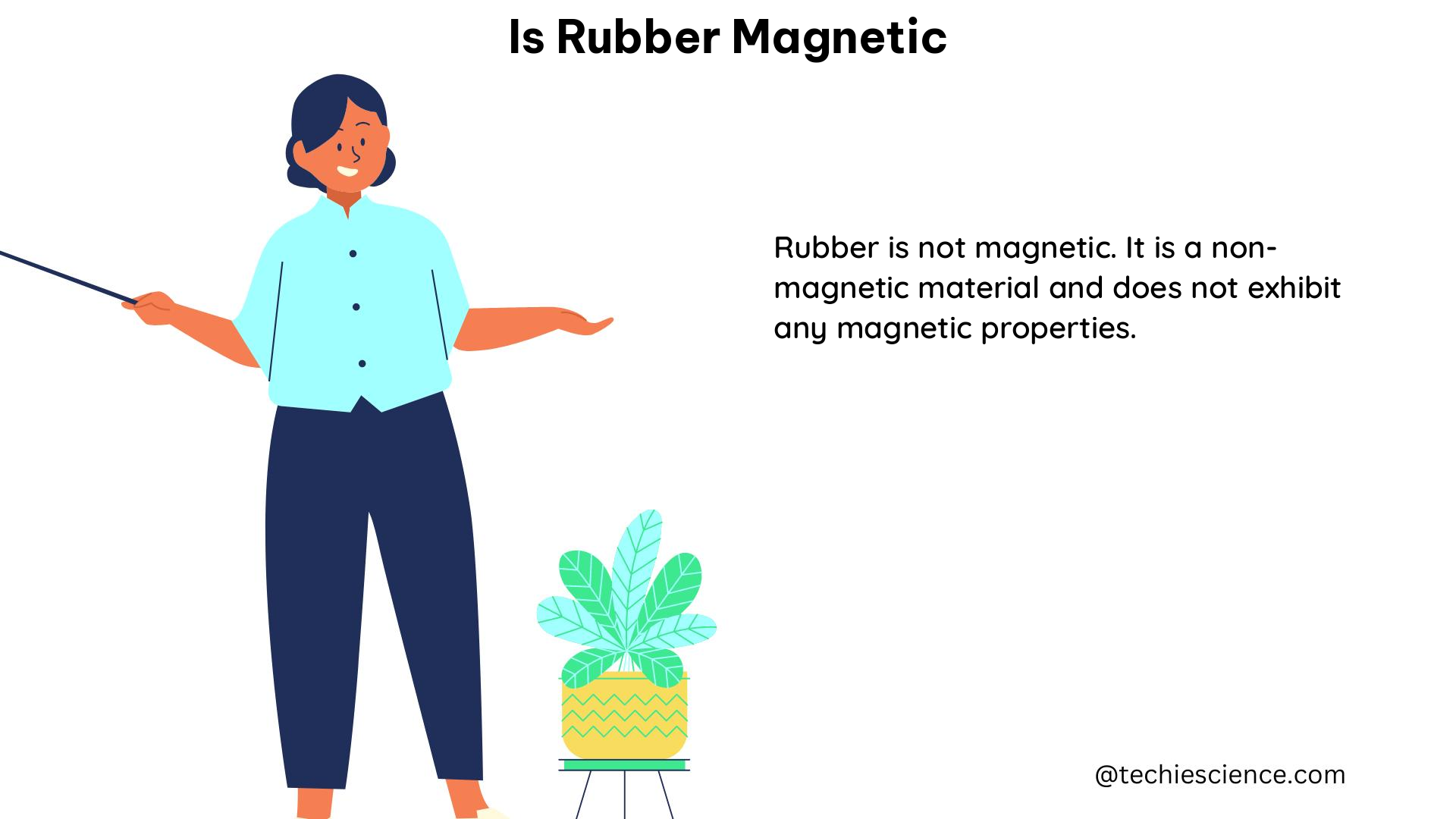 is rubber magnetic