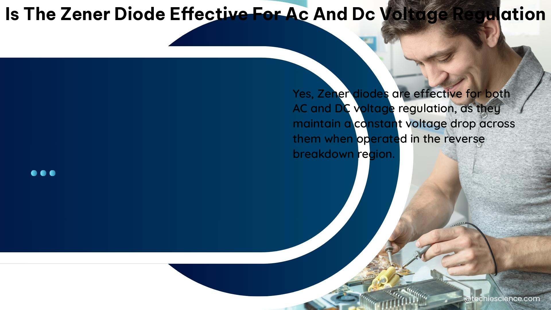 is the zener diode effective for ac and dc voltage regulation