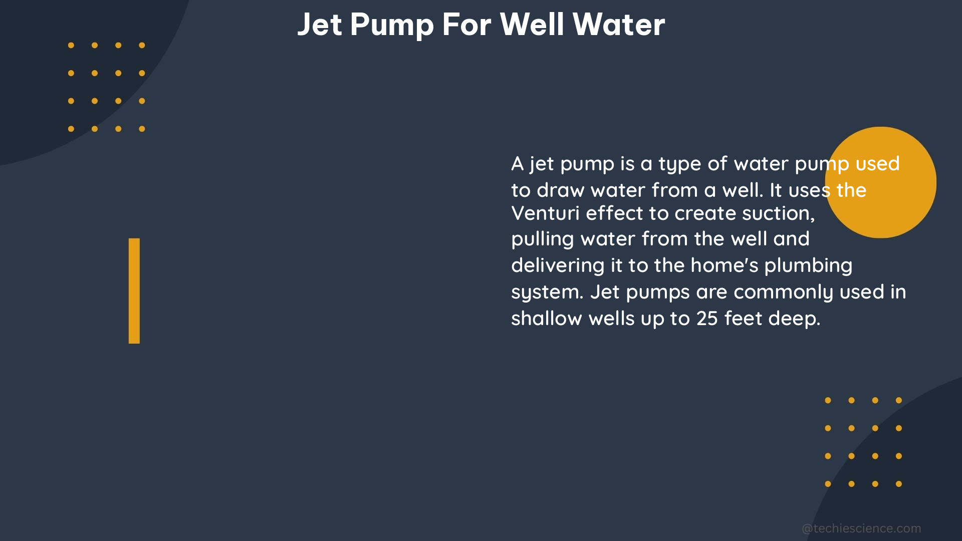 jet pump for well water