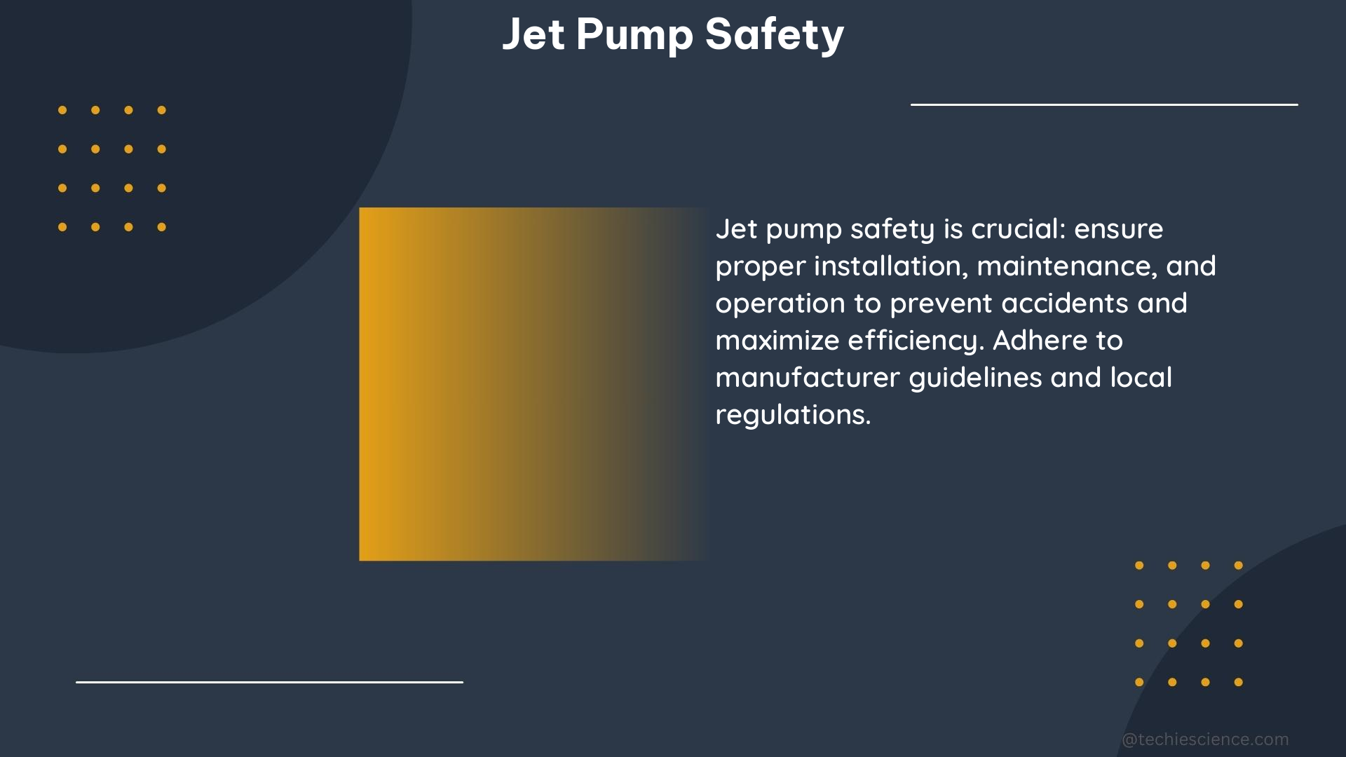 jet pump safety