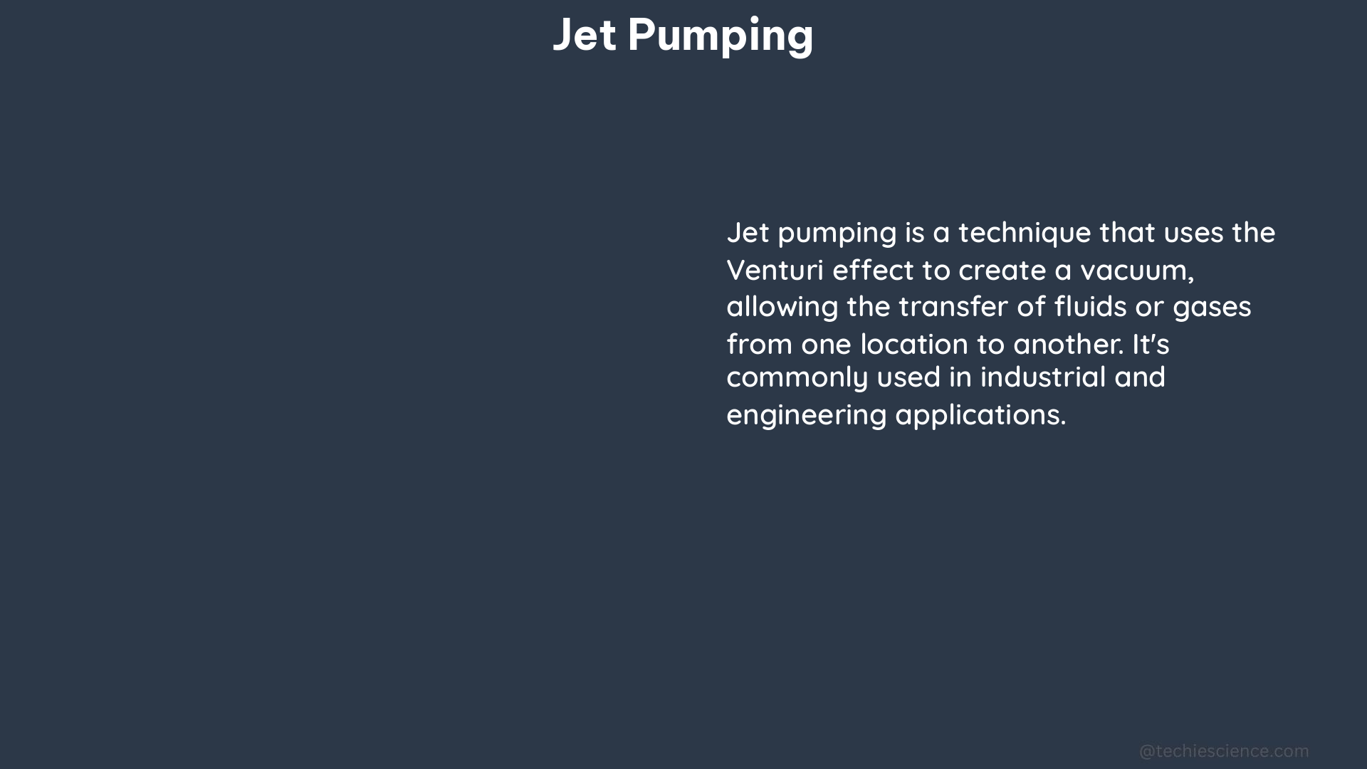 jet pumping