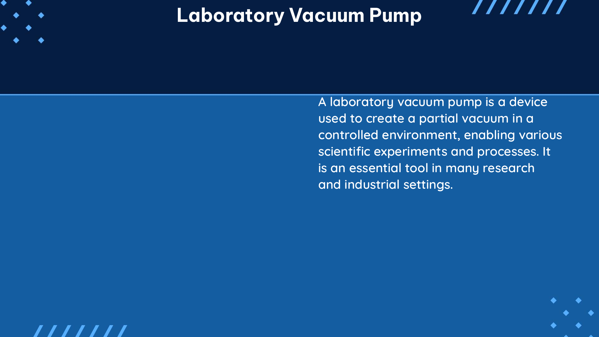 laboratory vacuum pump