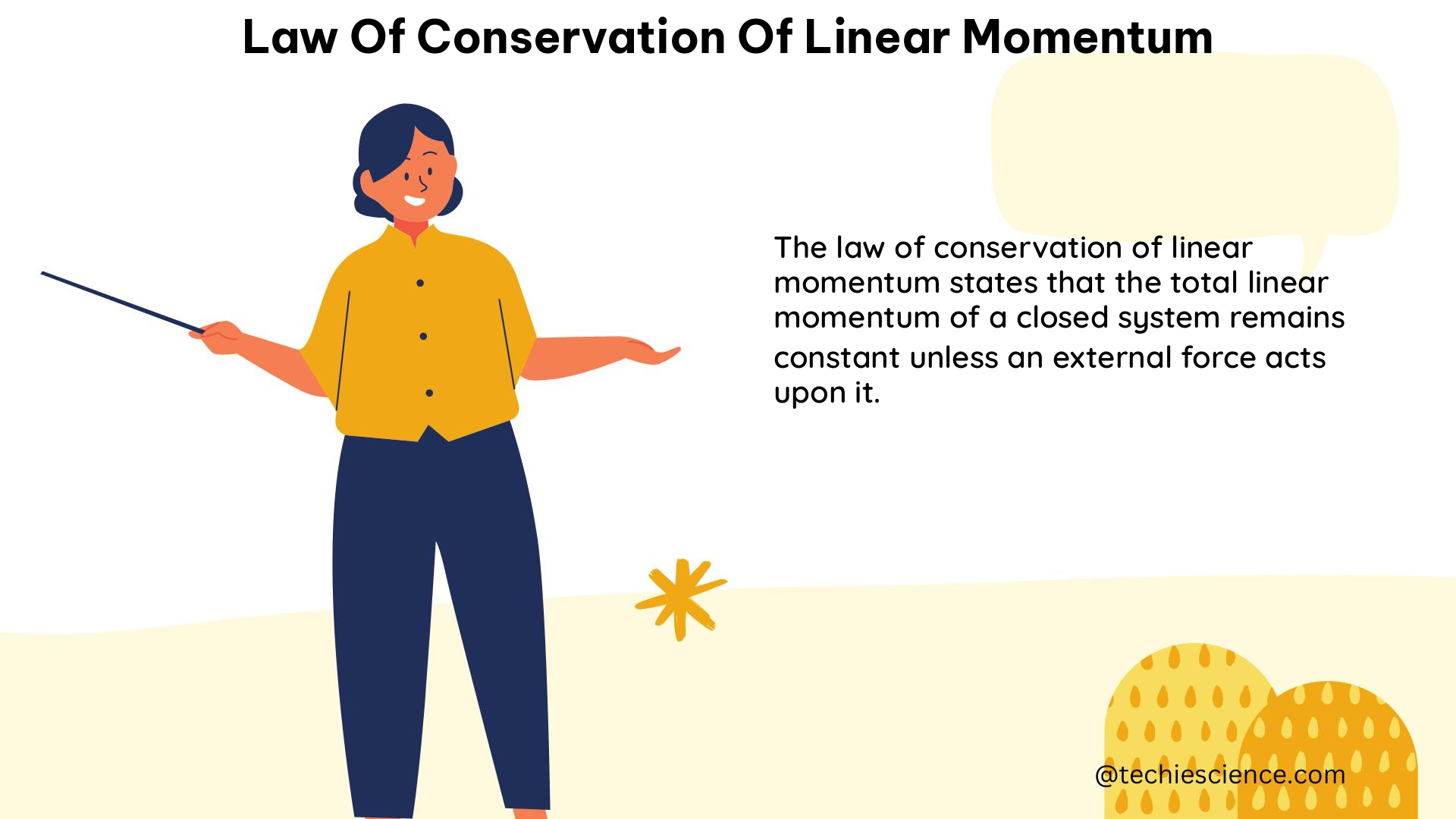 law of conservation of linear momentum