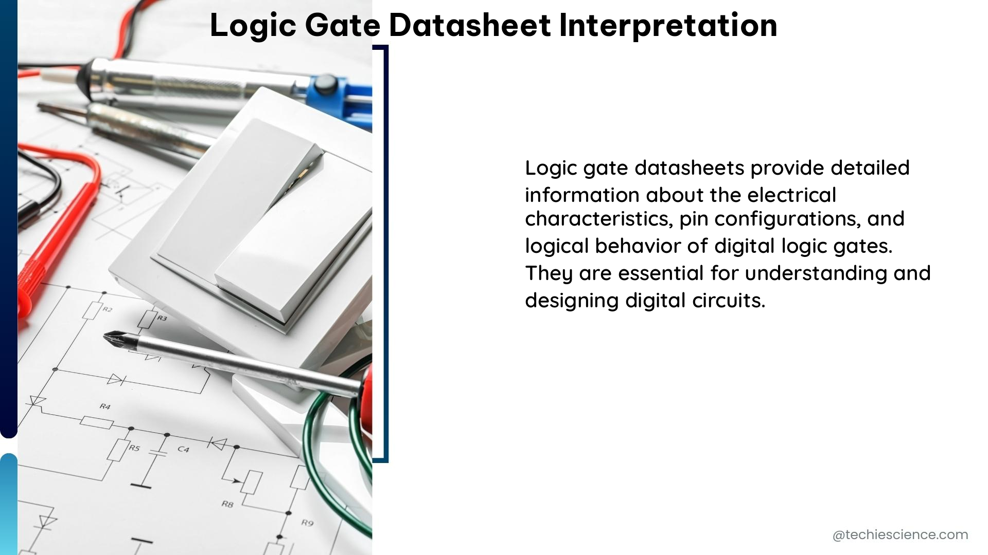 logic gate datasheet interpretation