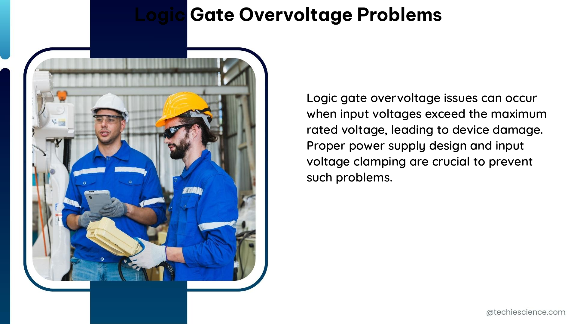 logic gate overvoltage problems