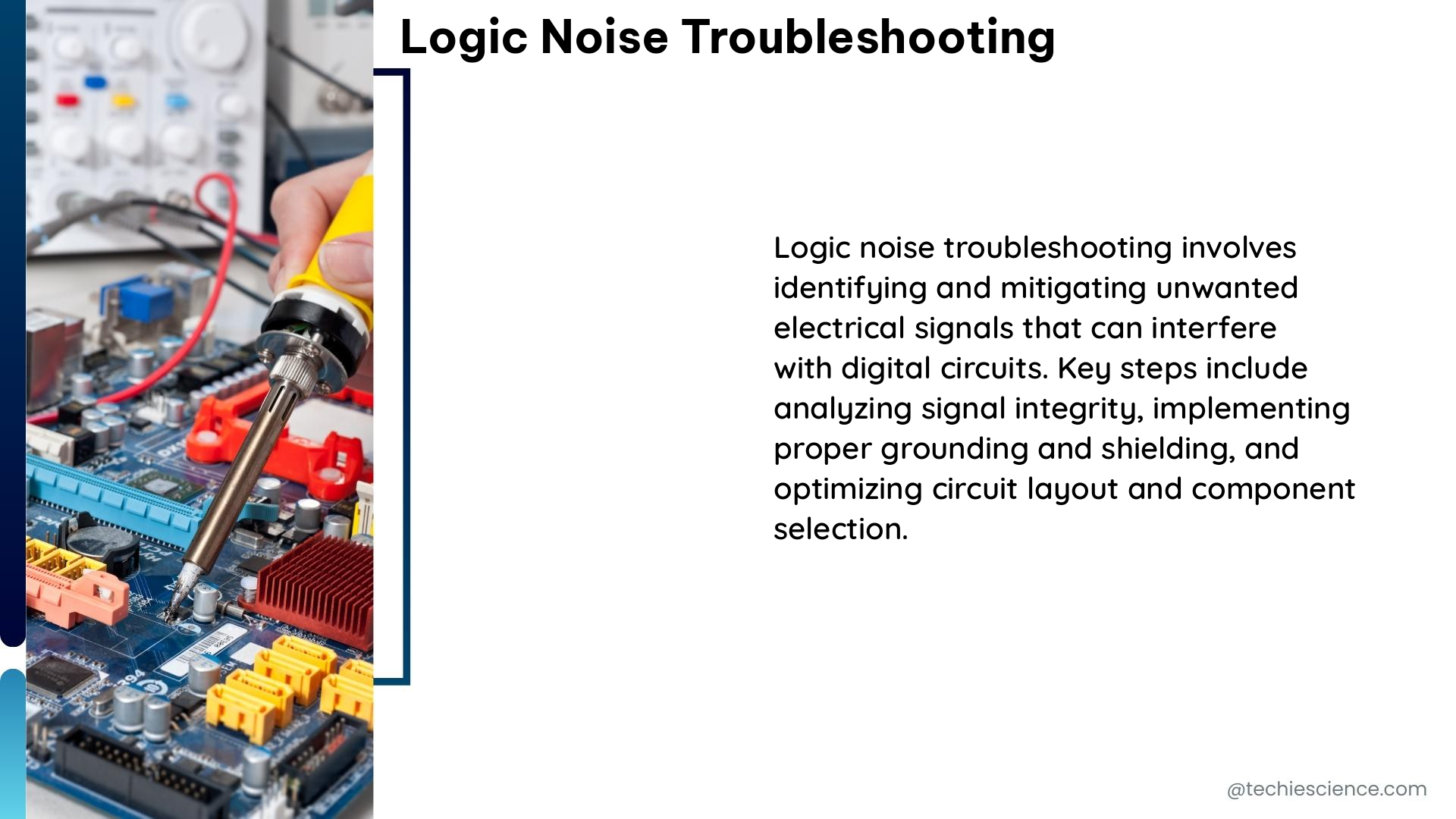 logic noise troubleshooting