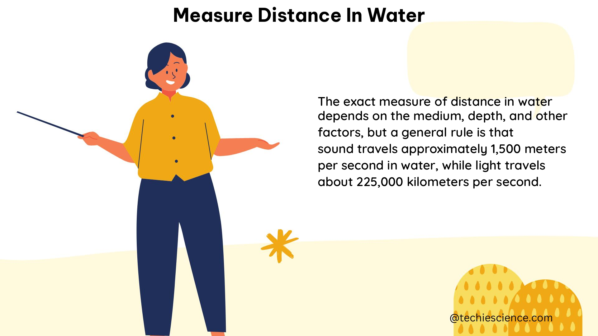 measure distance in water