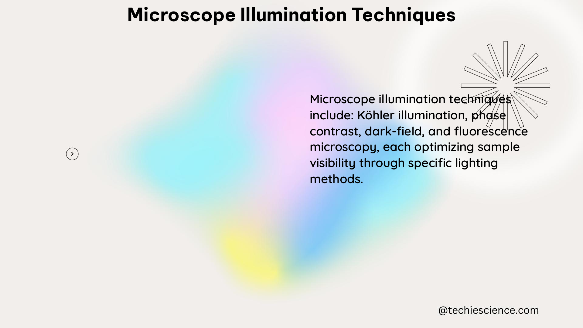 microscope illumination techniques