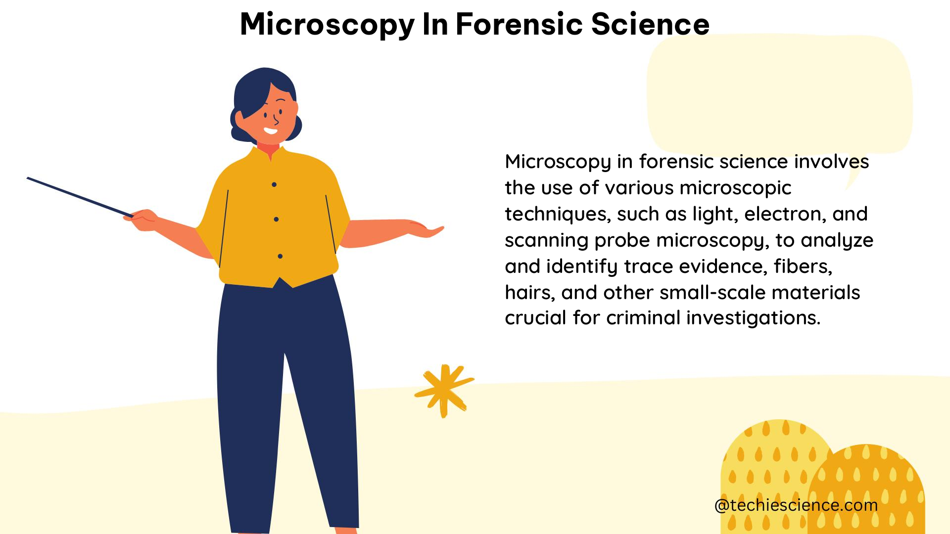 microscopy in forensic science