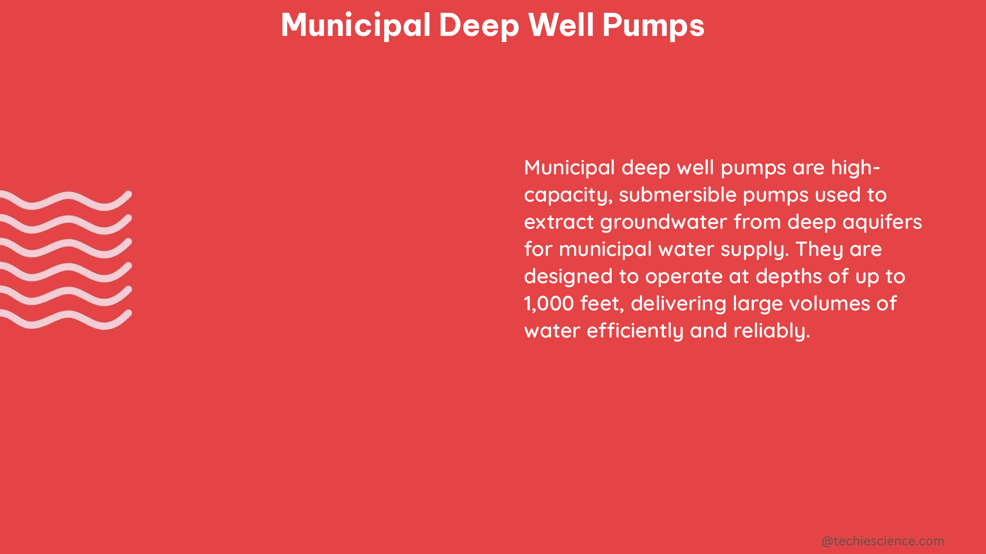 municipal deep well pumps