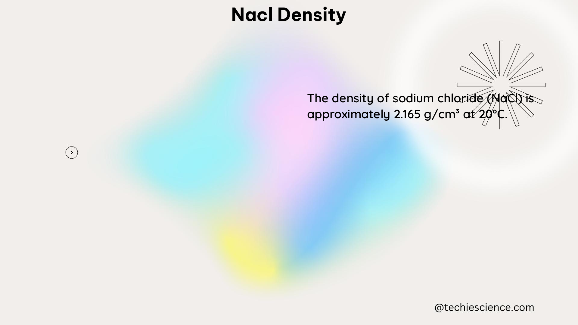 nacl density