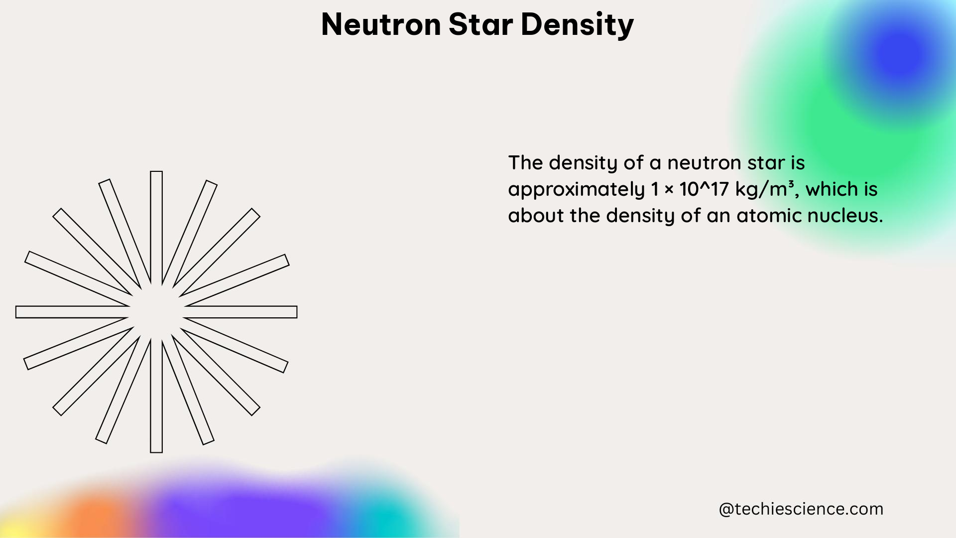 neutron star density