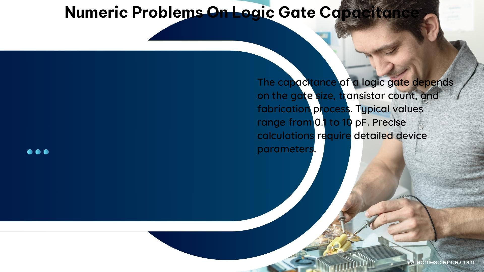 numeric problems on logic gate capacitance