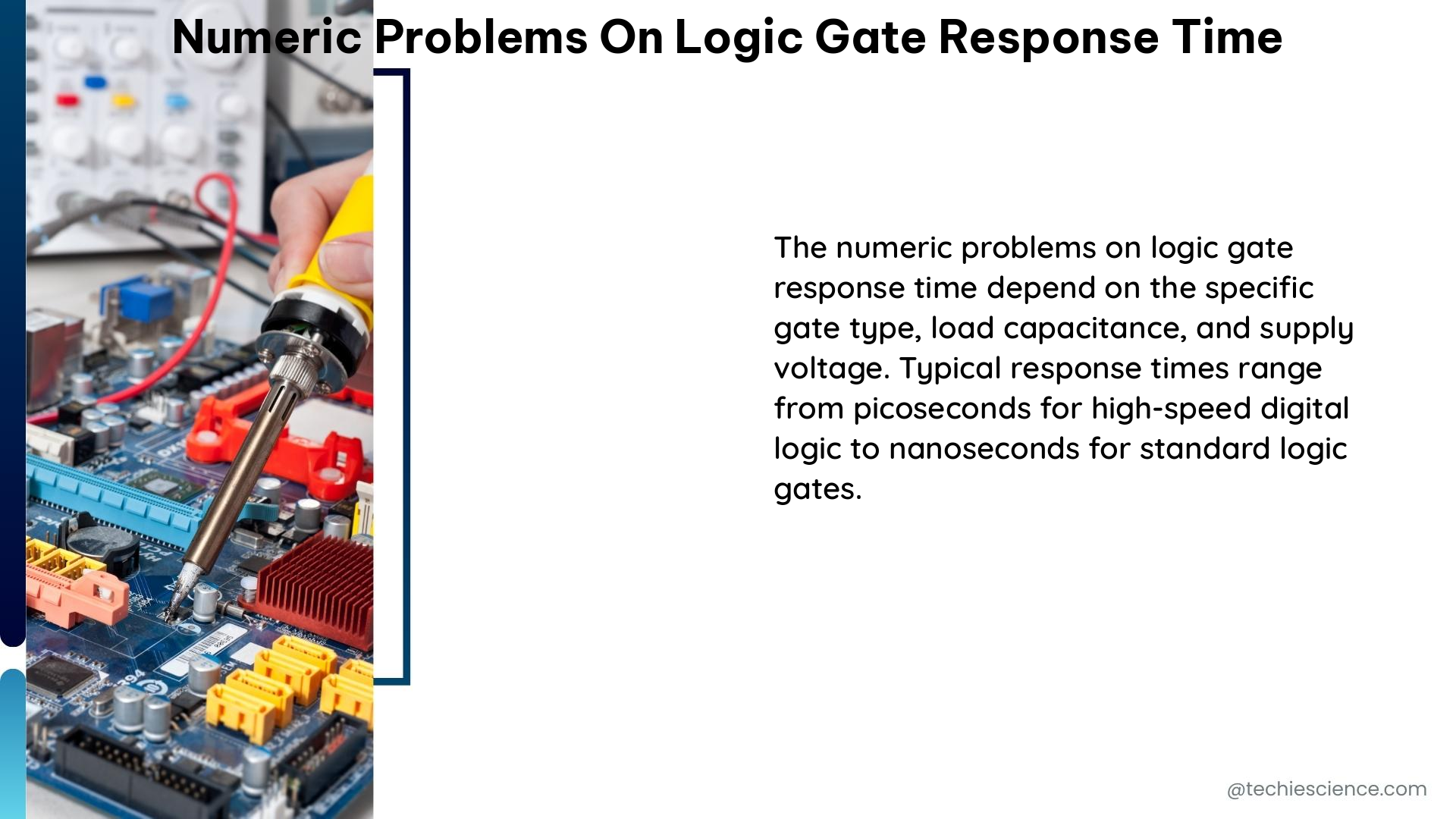 numeric problems on logic gate response time