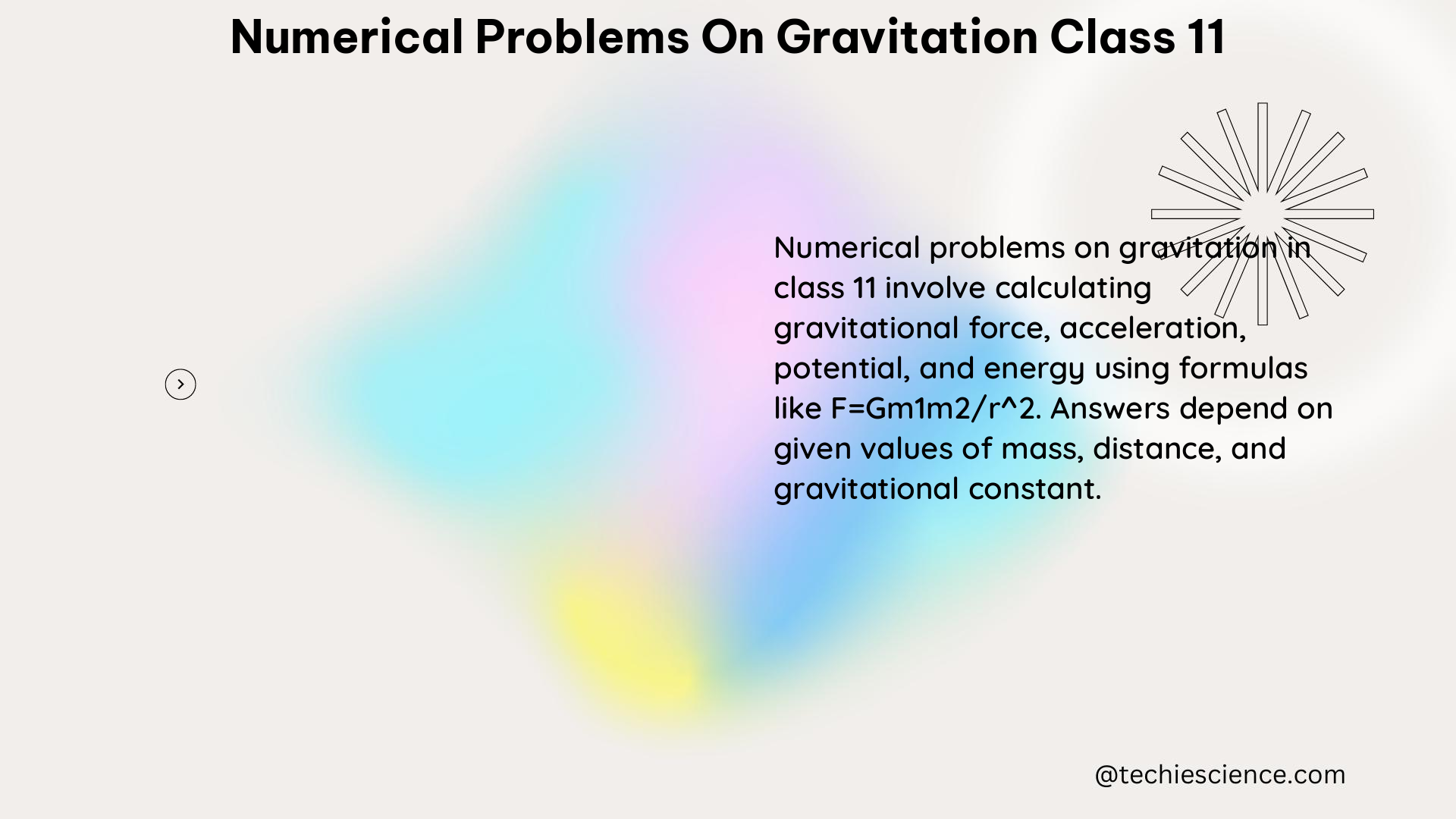 numerical problems on gravitation class 11