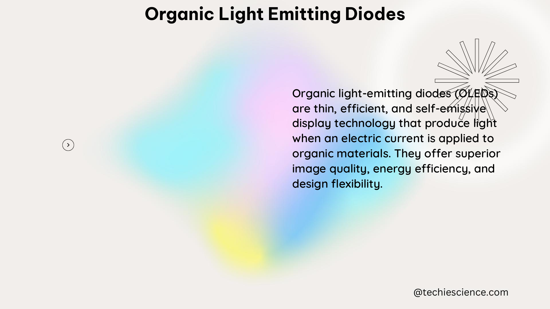 organic light emitting diodes