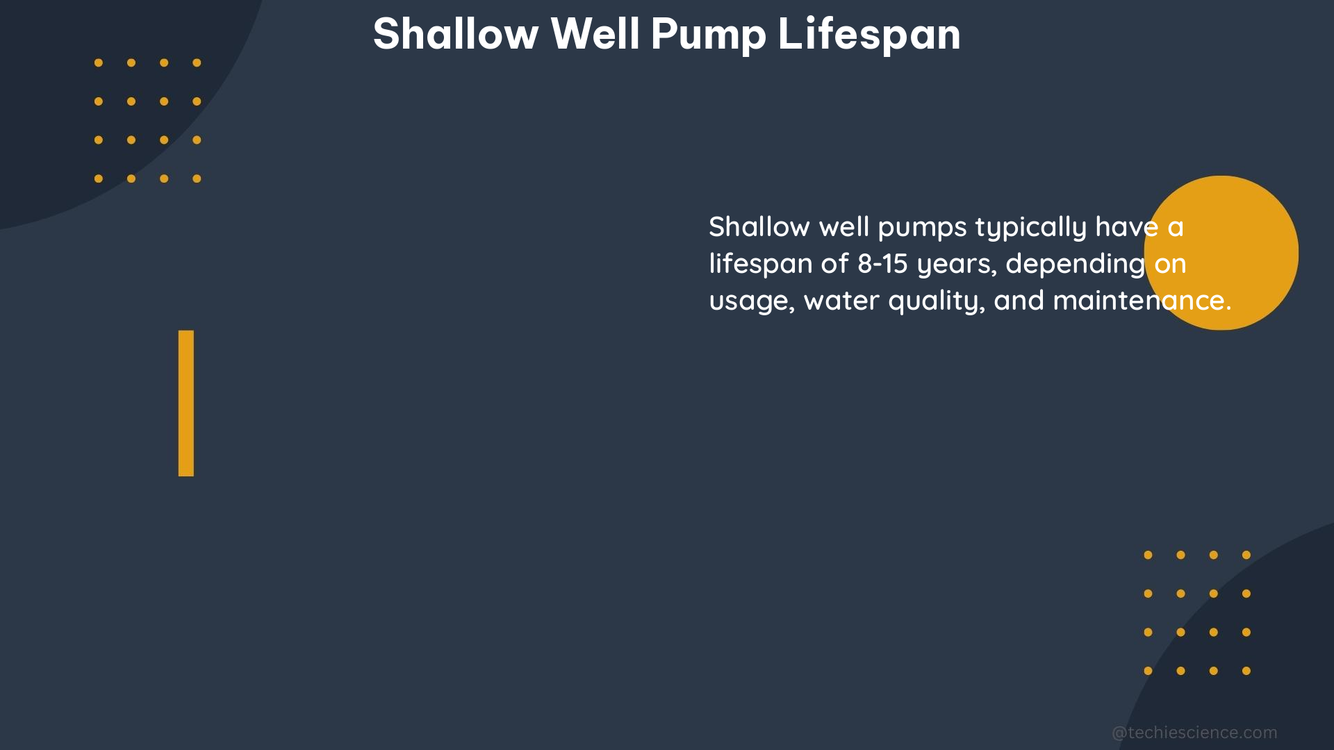 shallow well pump lifespan