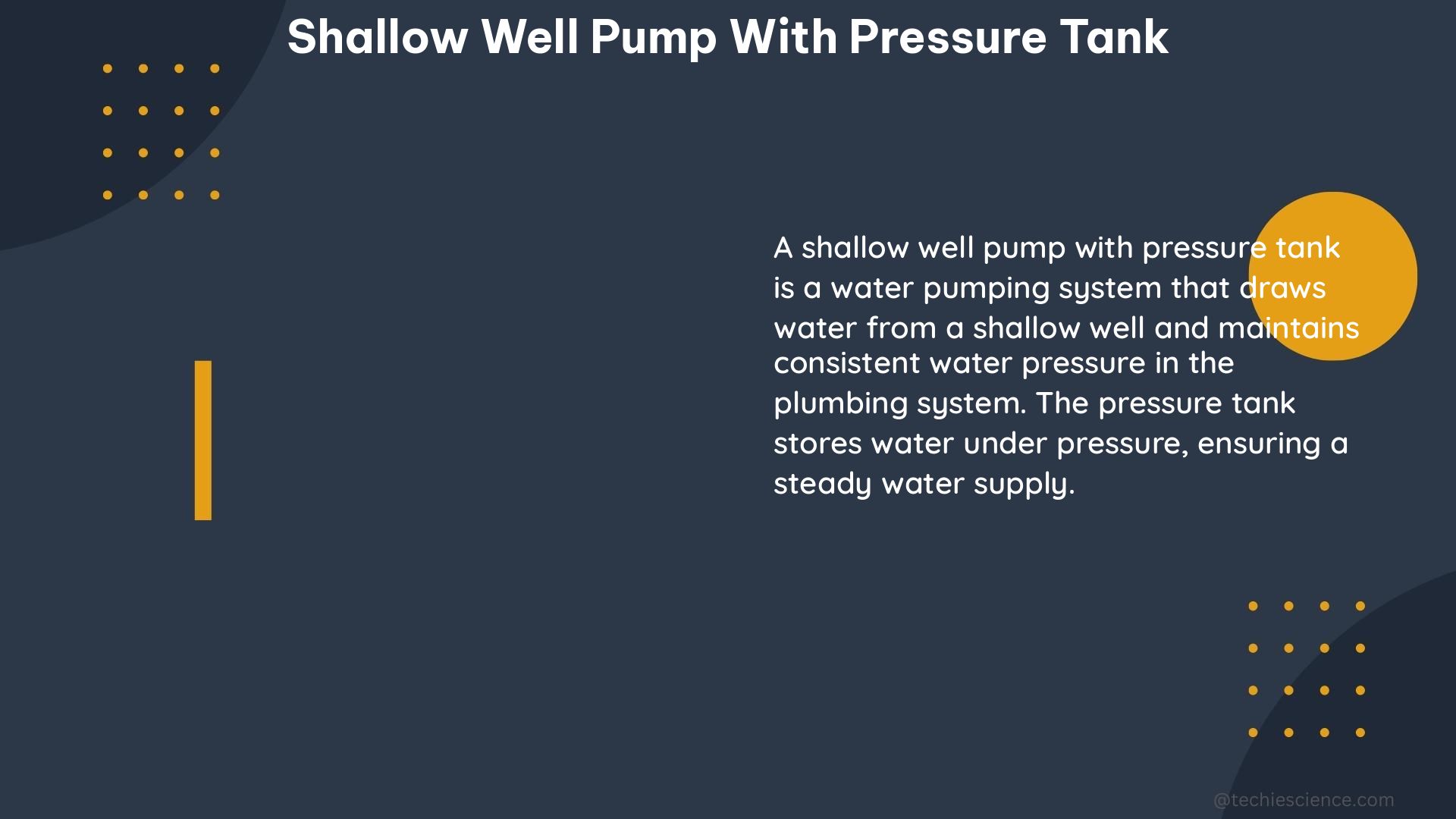 shallow well pump with pressure tank