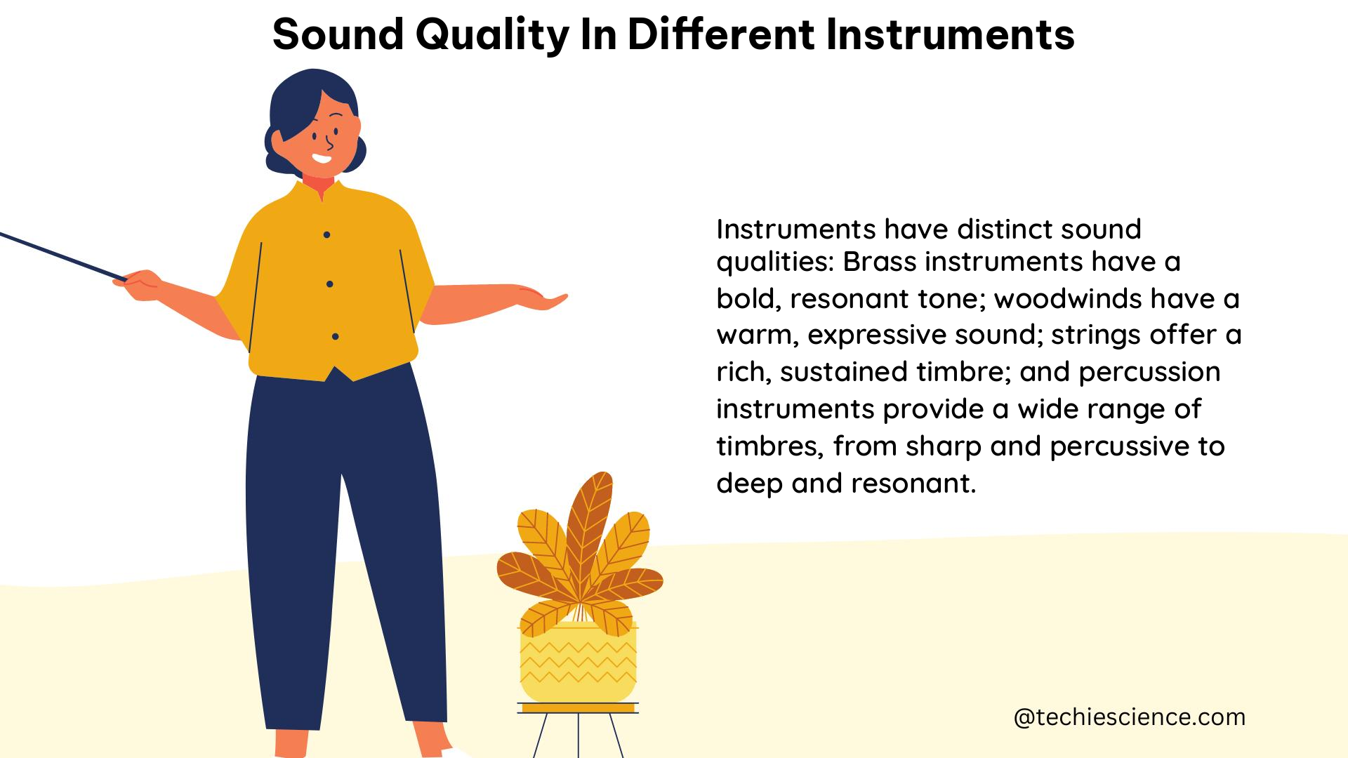 sound quality in different instruments