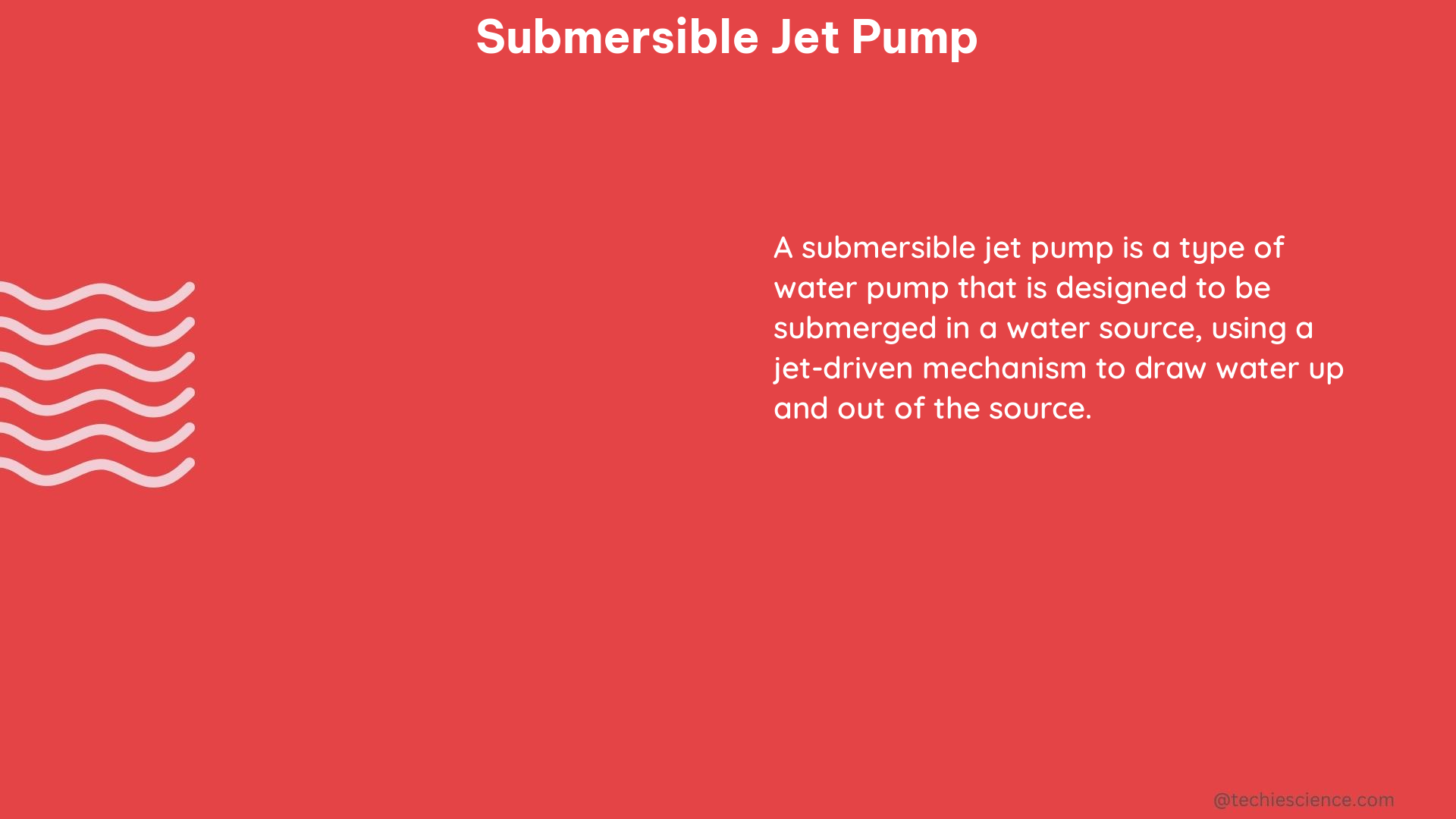 submersible jet pump