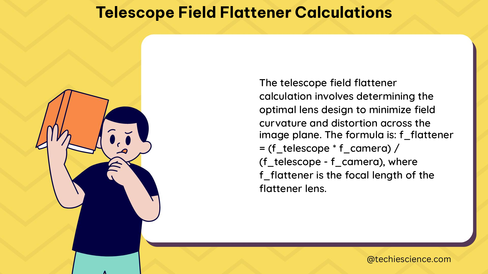 telescope field flattener calculations