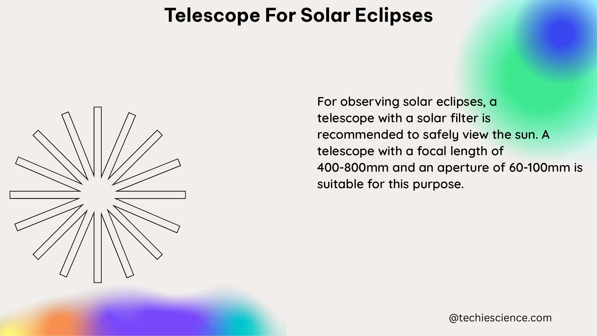 telescope for solar eclipses