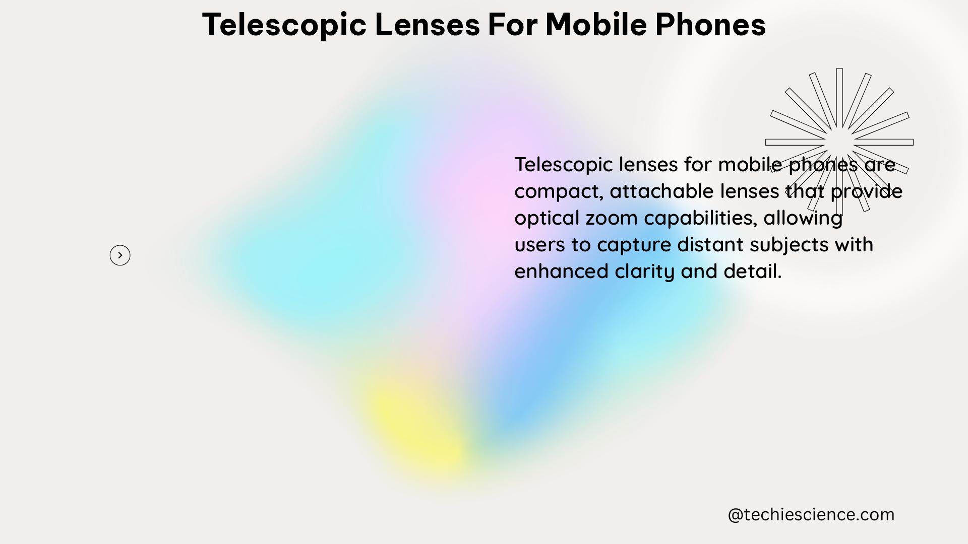 telescopic lenses for mobile phones