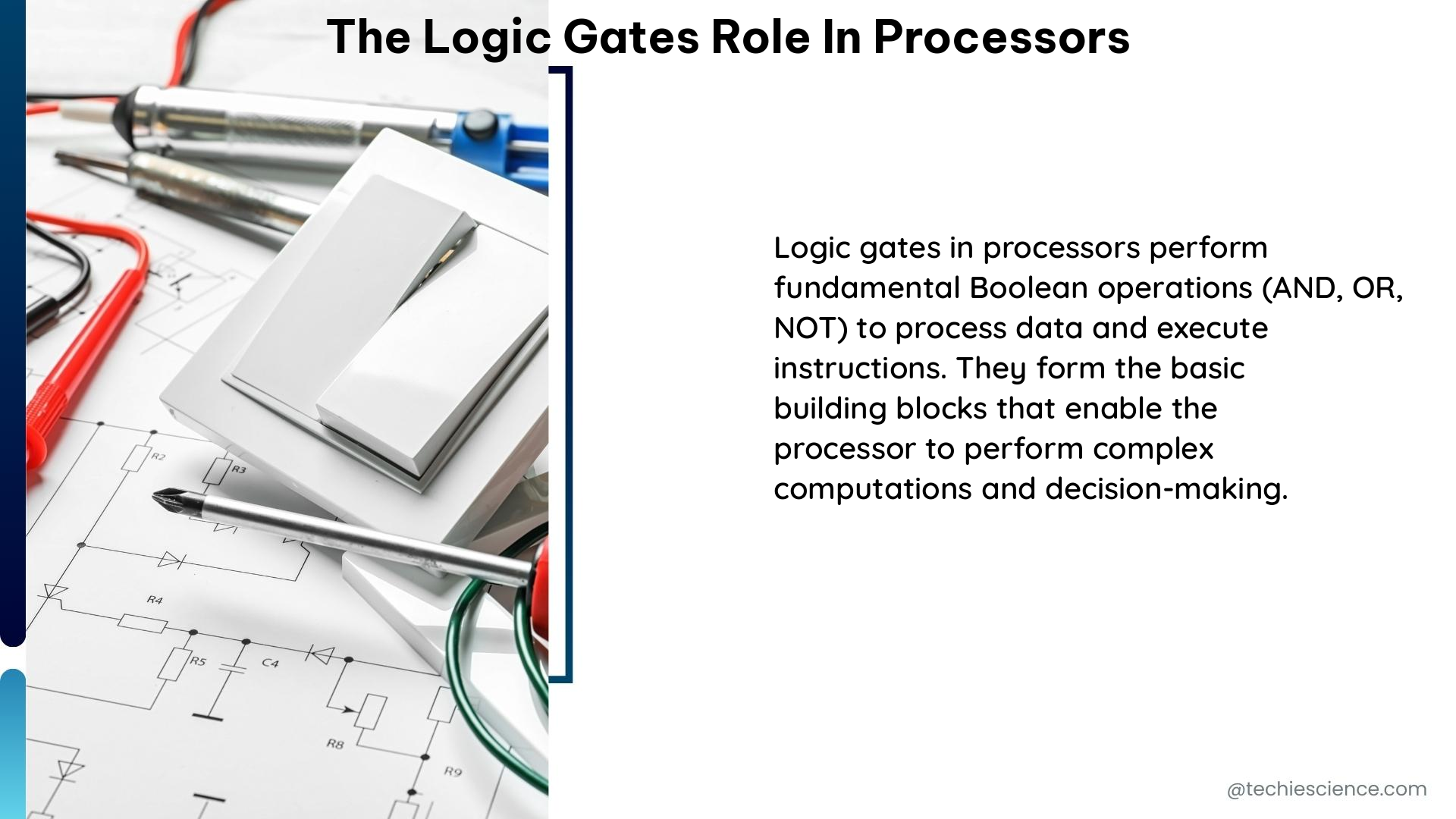 the logic gates role in processors