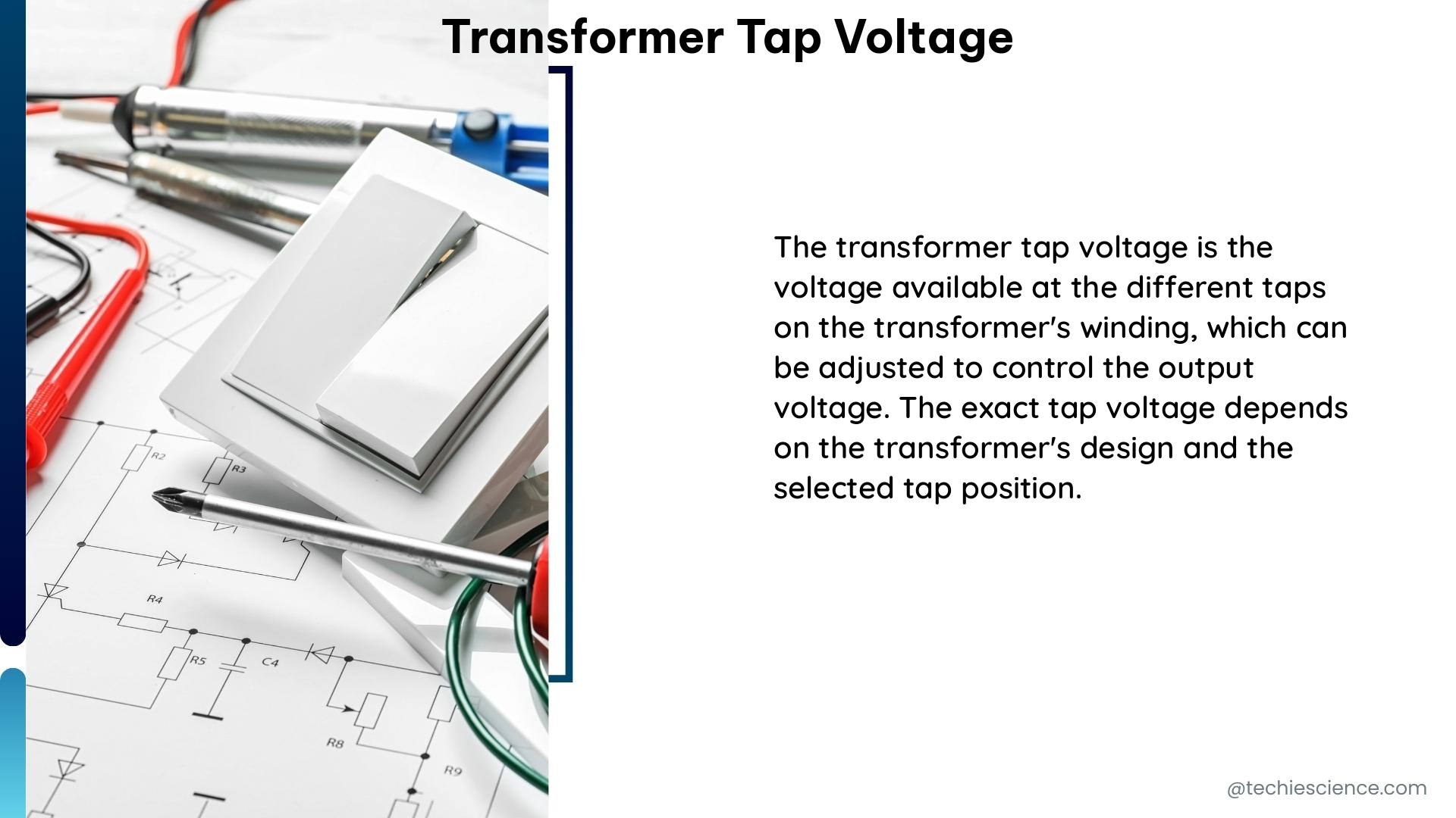 transformer tap voltage