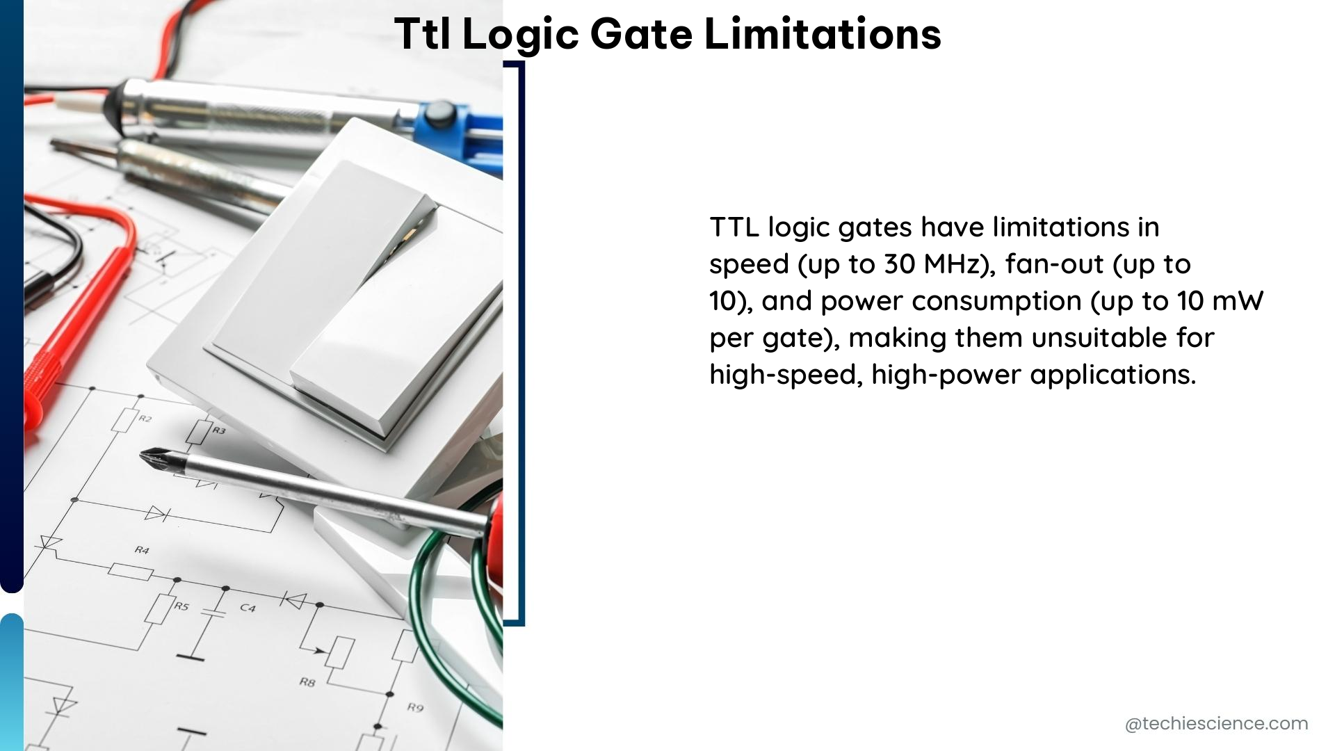 ttl logic gate limitations