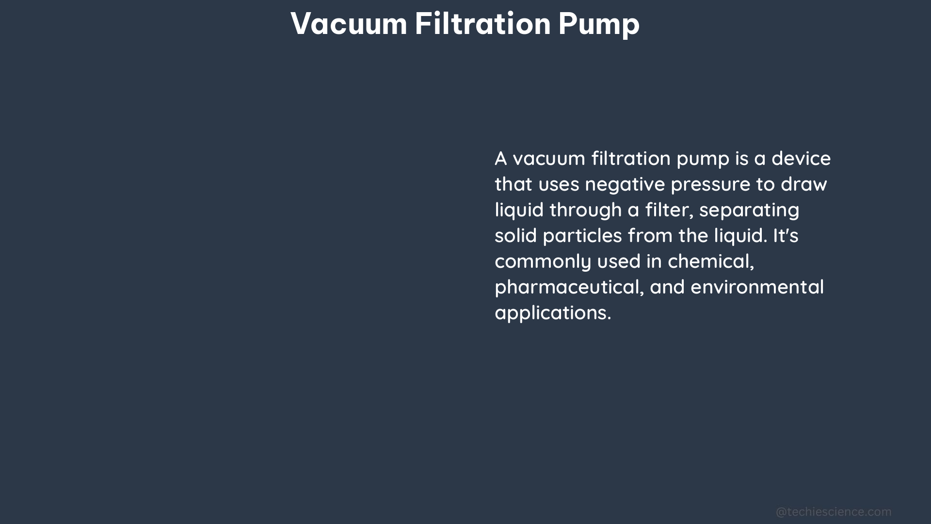 vacuum filtration pump