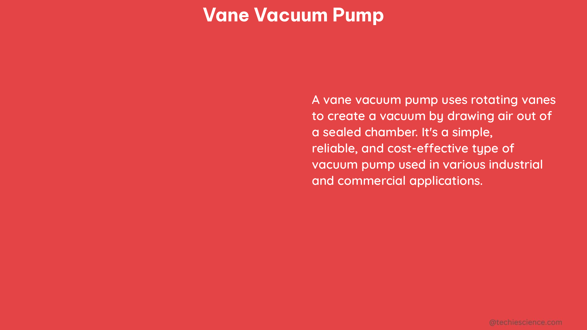 vane vacuum pump