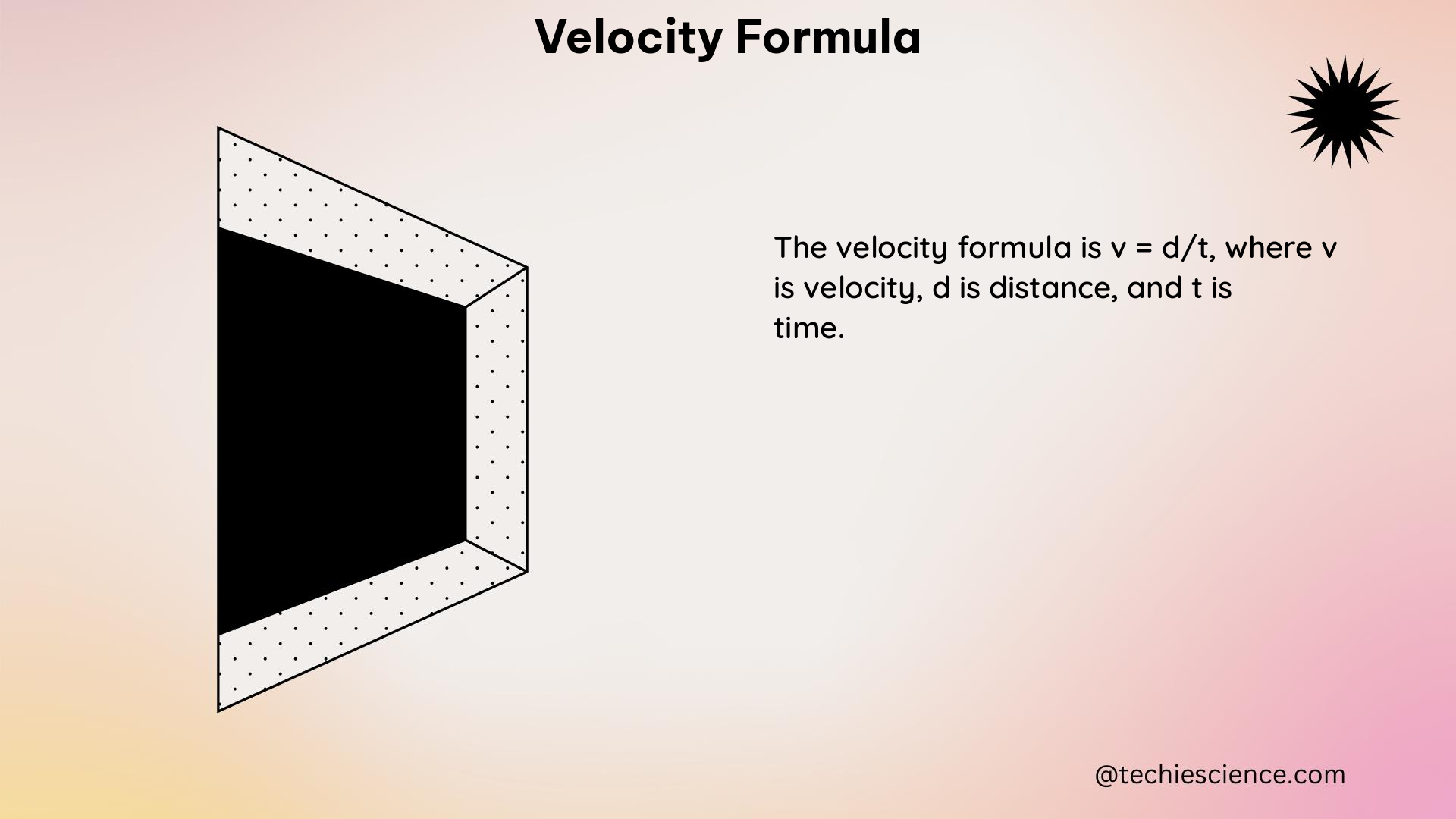 velocity formula