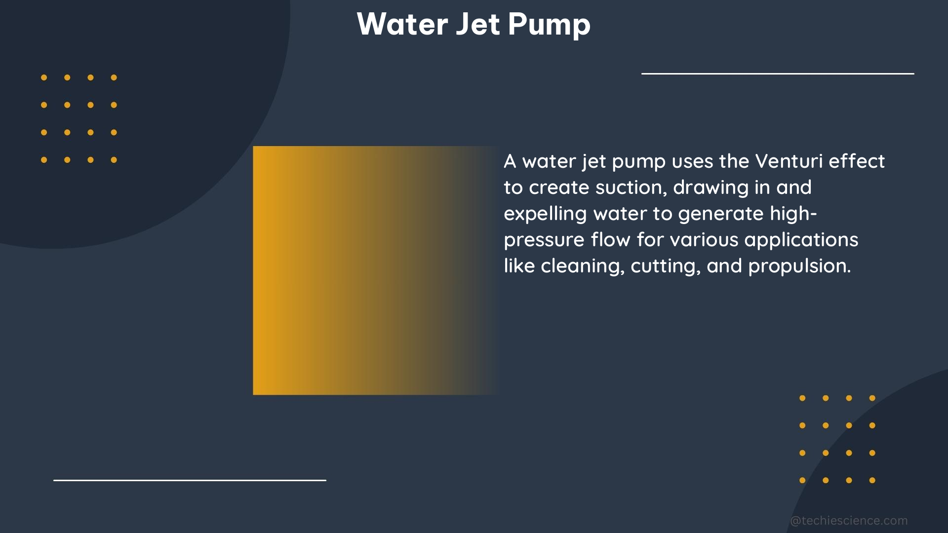 water jet pump